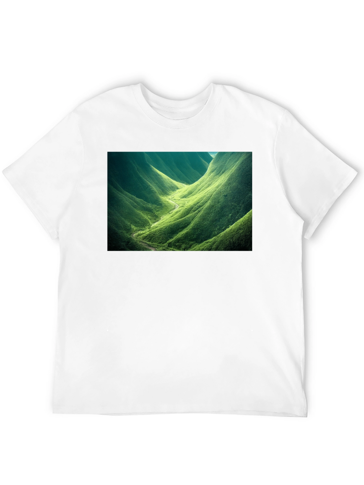 Nature Valley Graphic Tee - Black Cotton Comfort