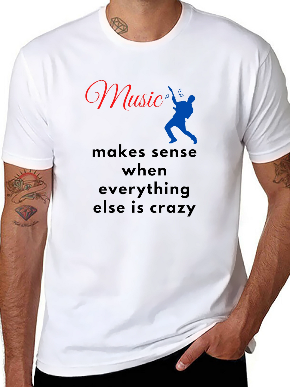 Music Makes Sense T-Shirt - Comfort Fit