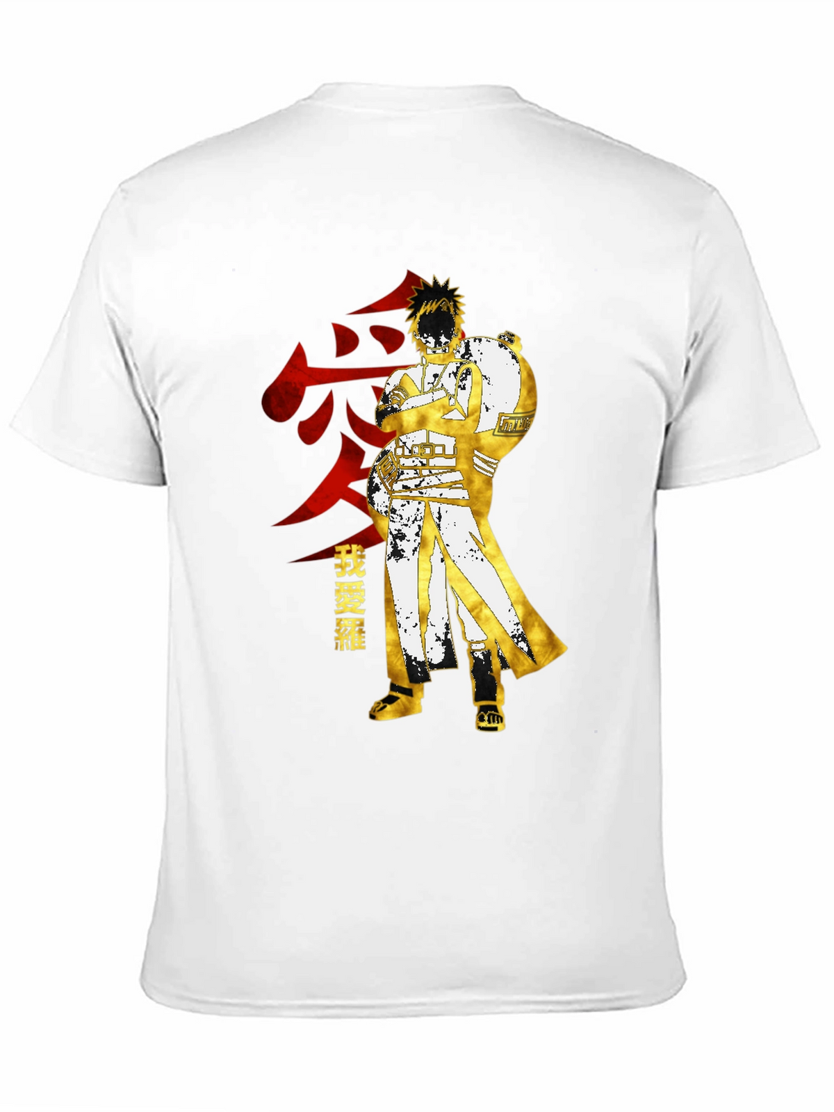 Gaara Anime Graphic Tee - Black