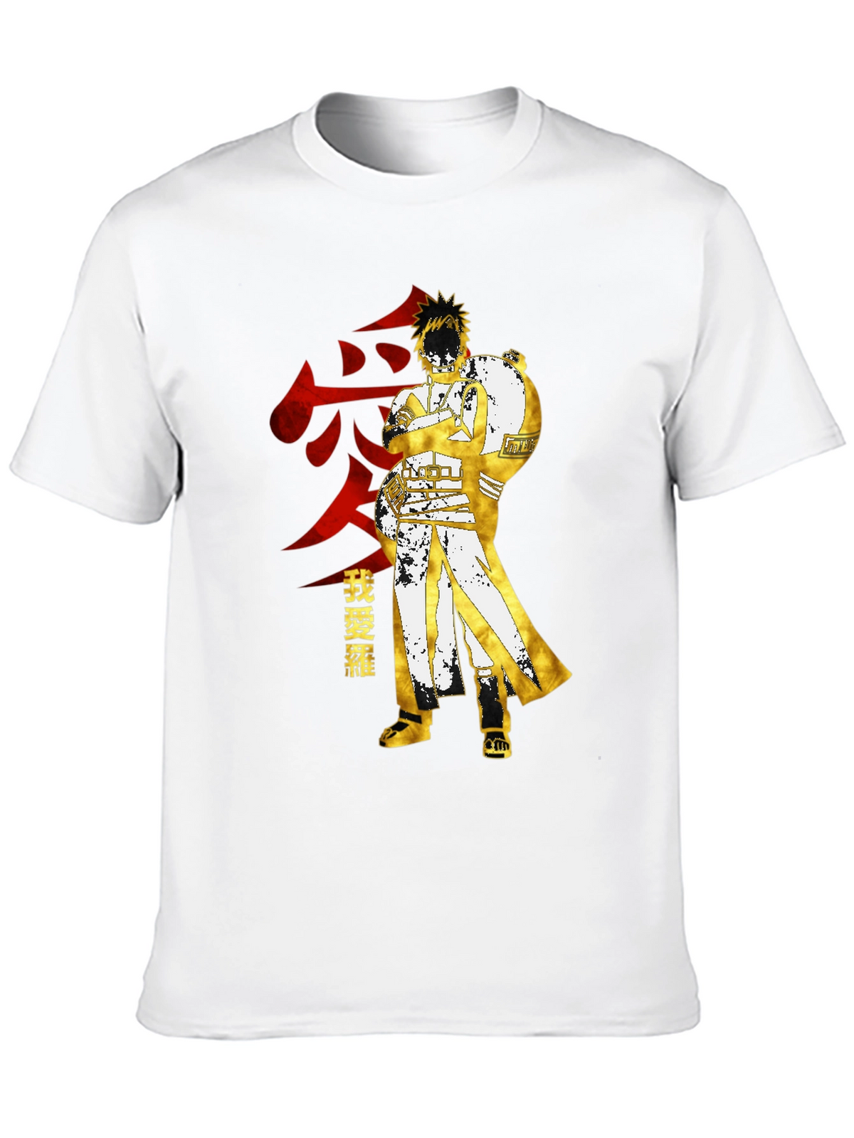 Gaara Anime Graphic Tee - Black