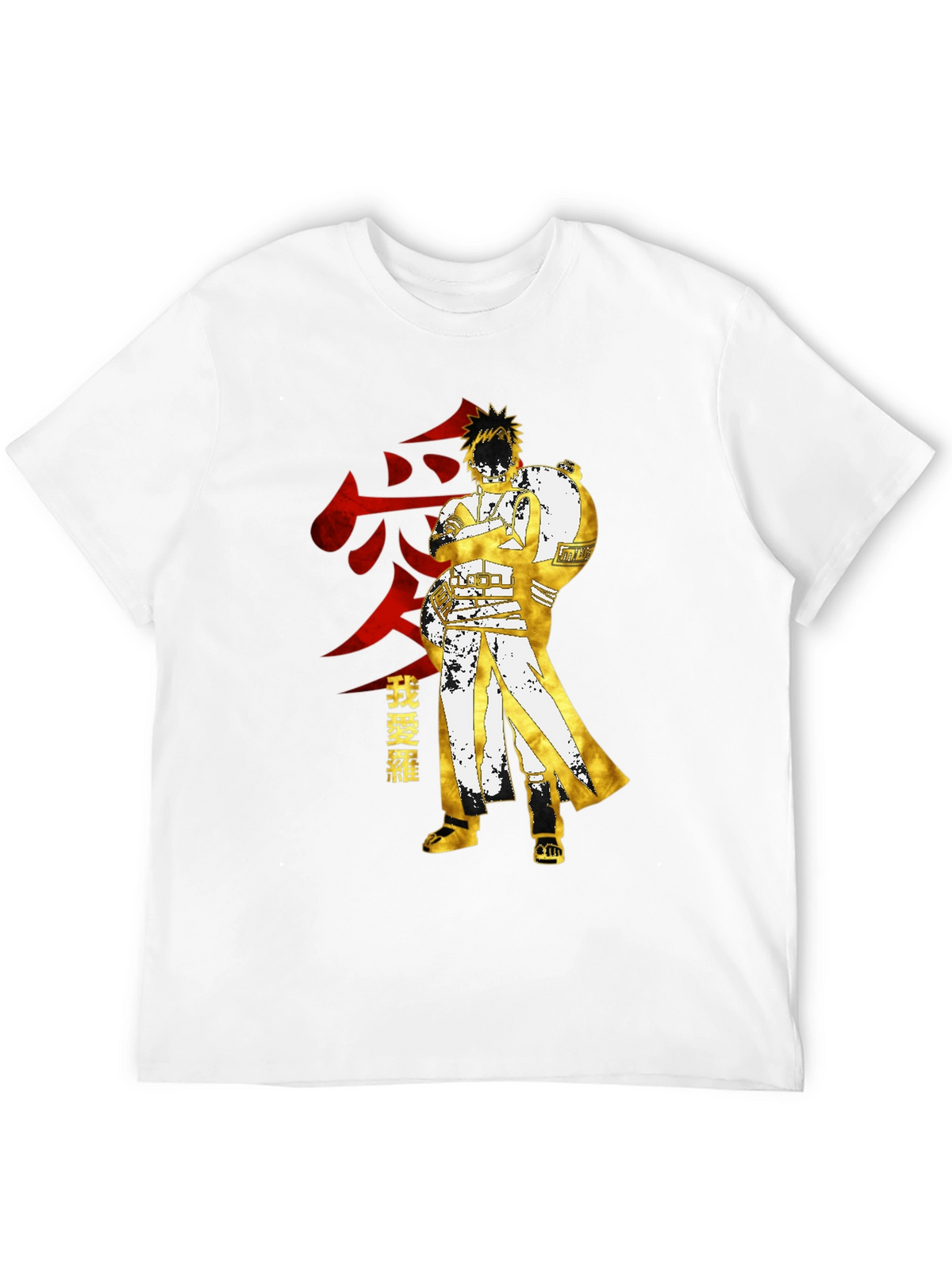 Gaara Anime Graphic Tee - Black