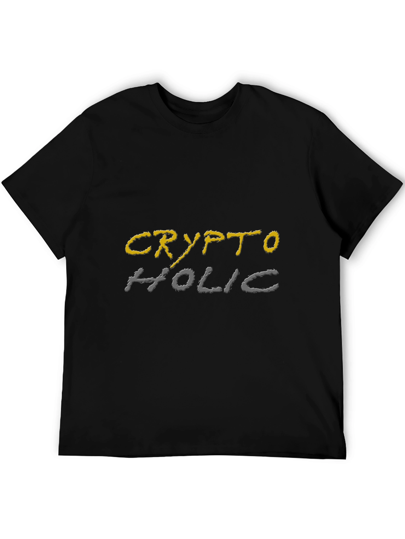 Crypto Holic Graphic Tee - Black