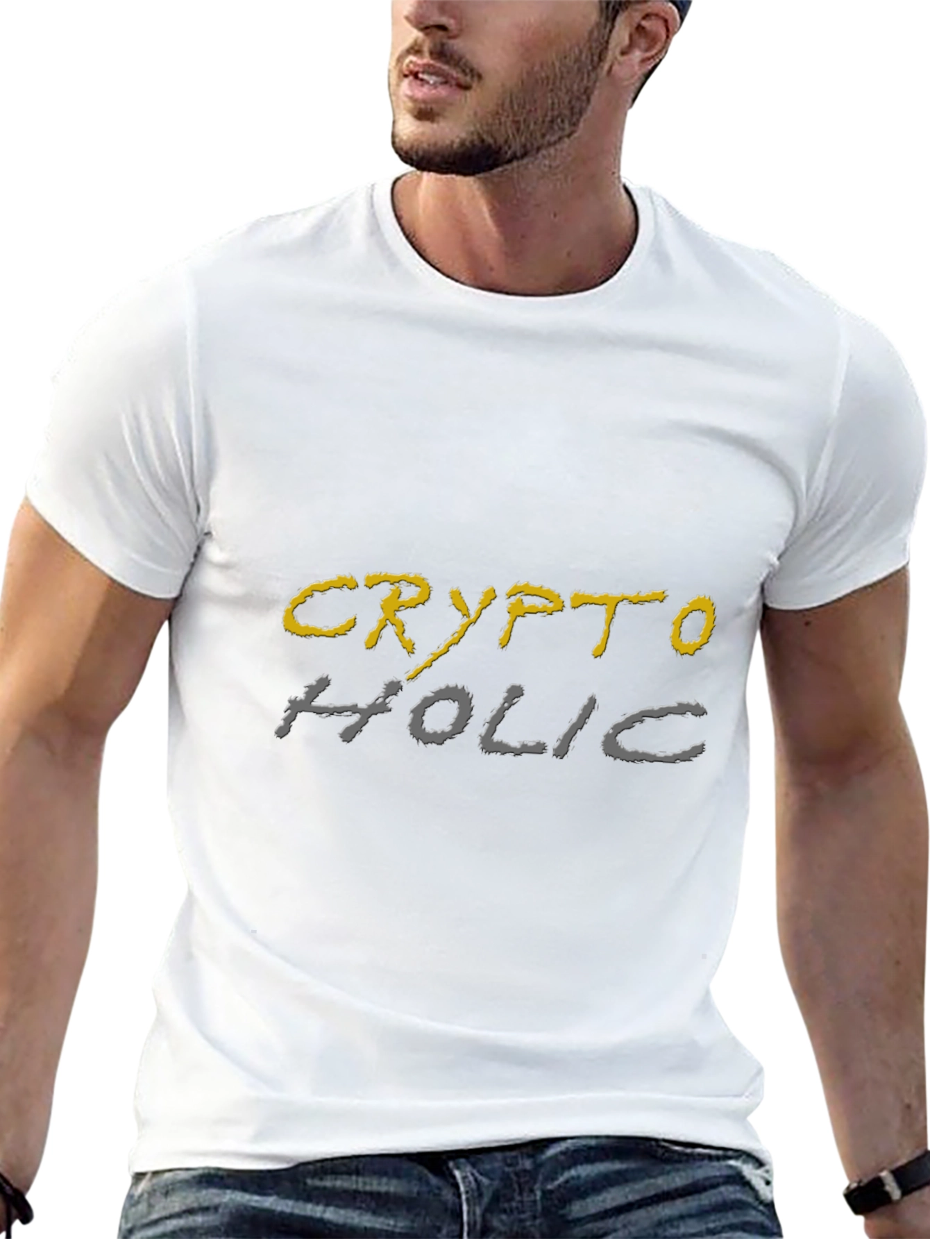 Crypto Holic Graphic Tee - Black