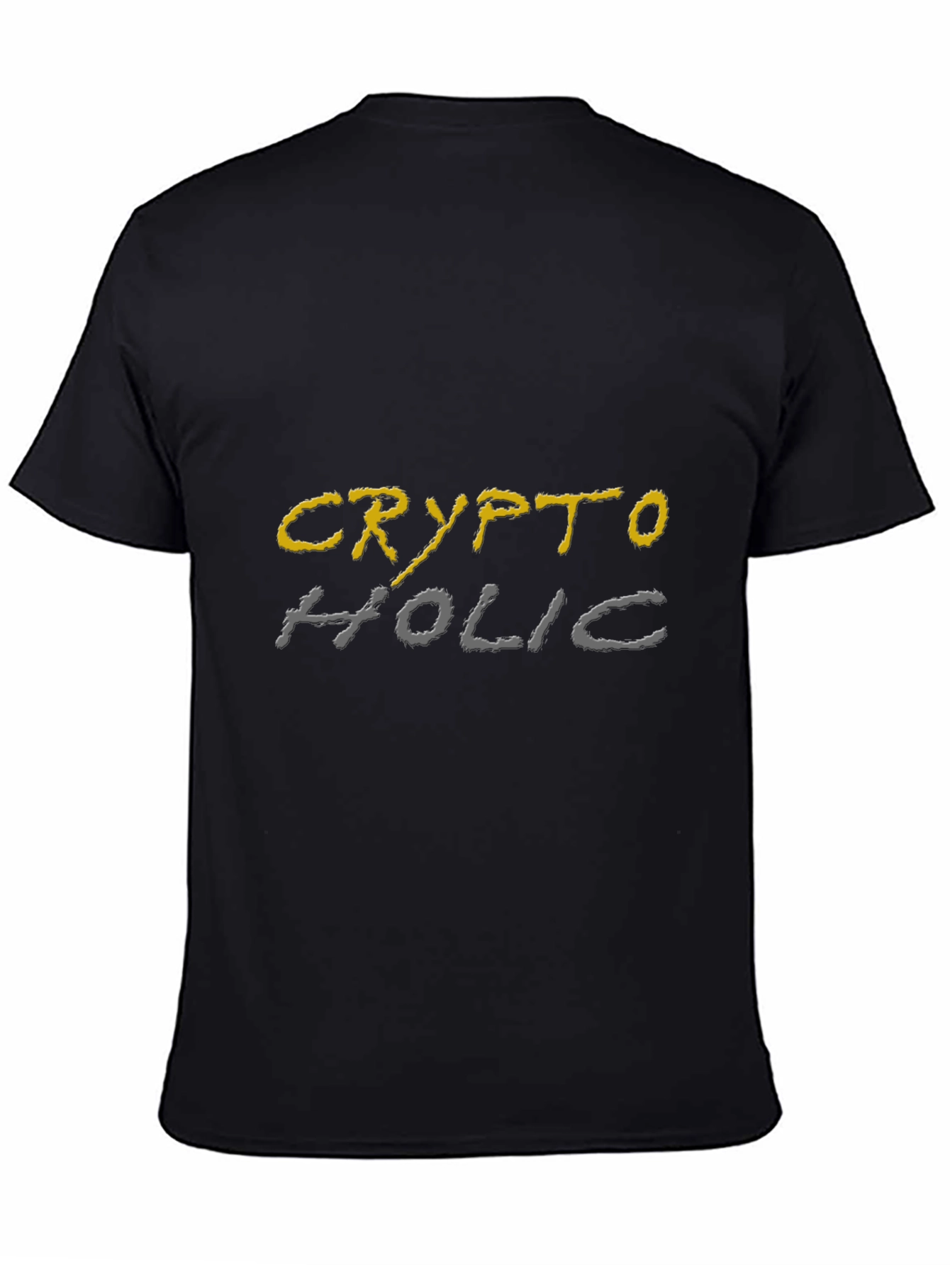 Crypto Holic Graphic Tee - Black