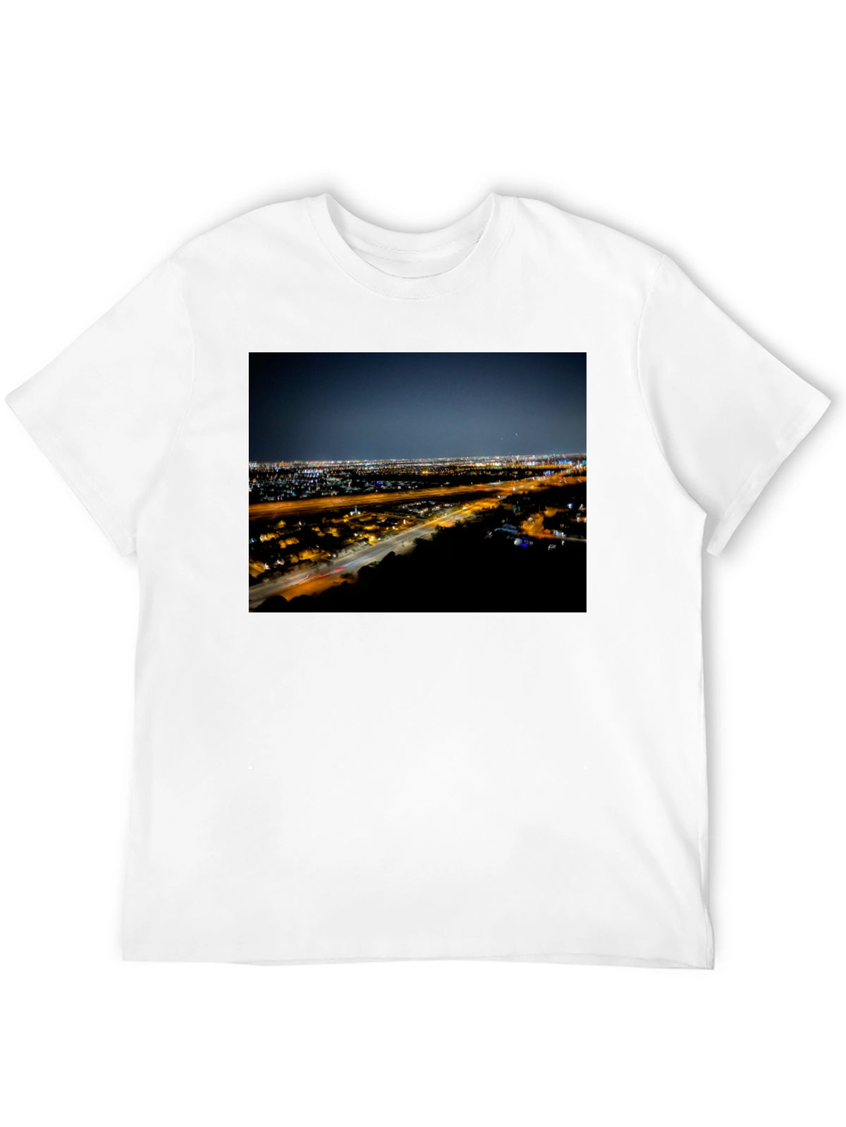 Night Cityscape Graphic Tee