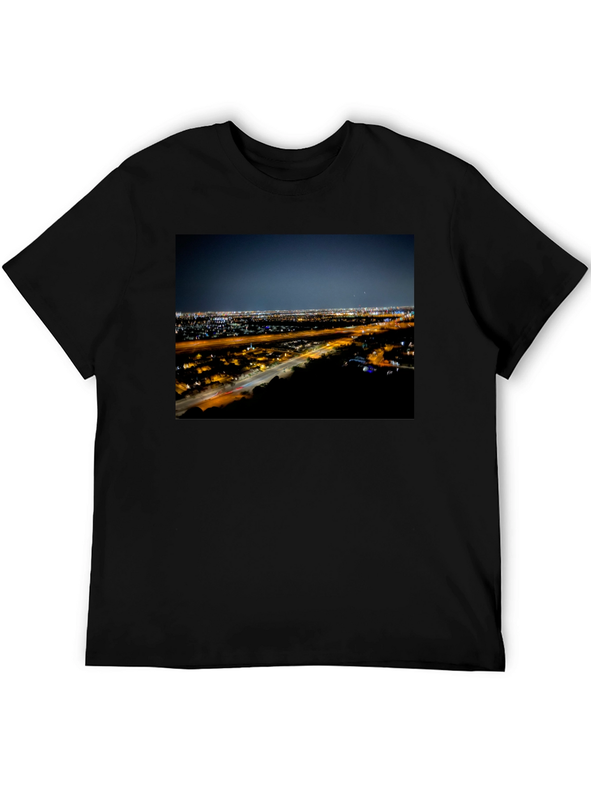 Night Cityscape Graphic Tee