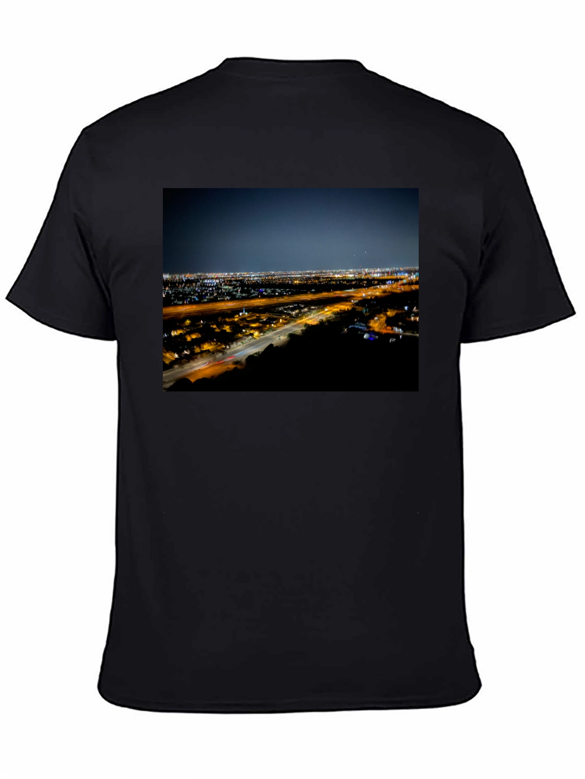 Night Cityscape Graphic Tee