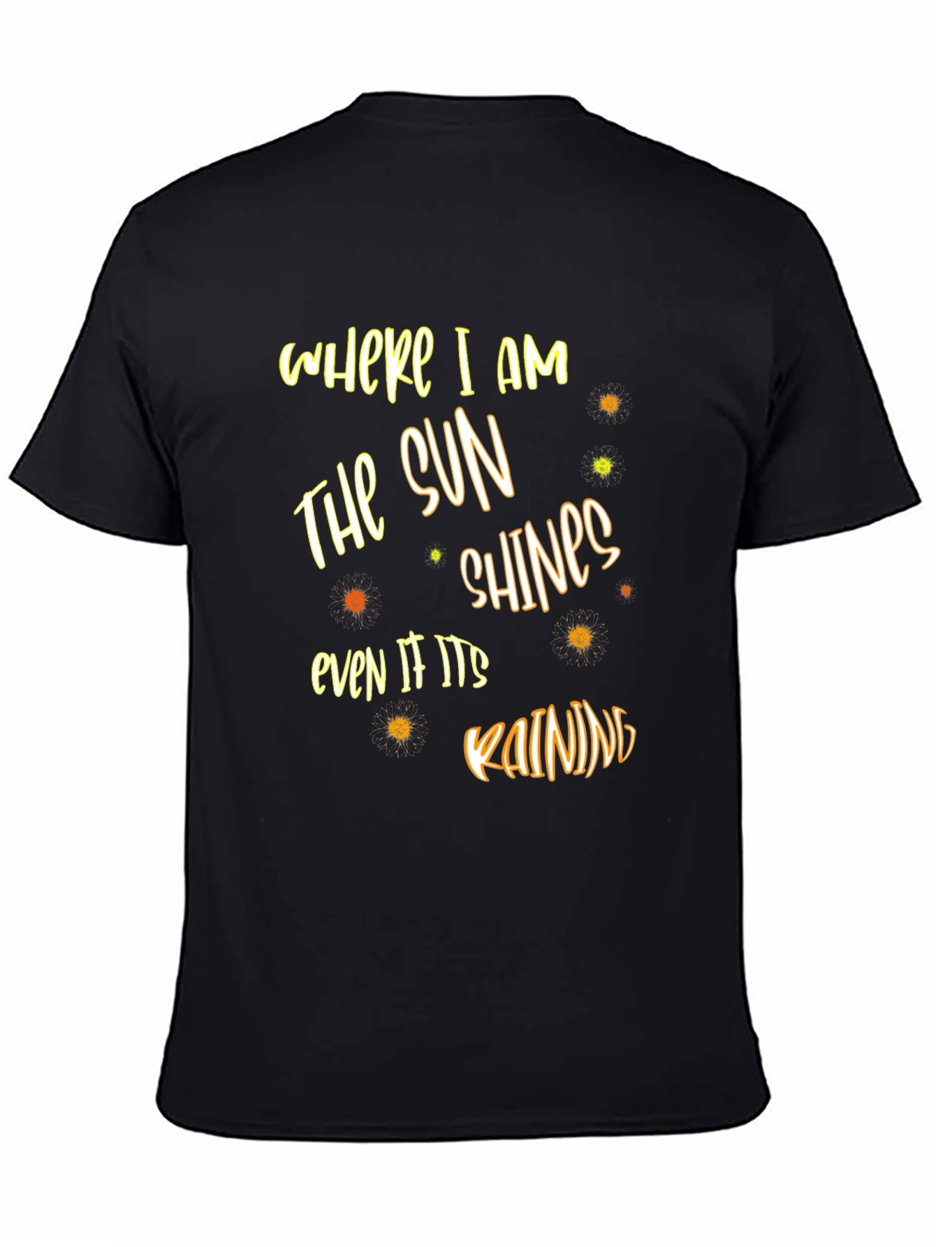 The Sun Shines Graphic T-Shirt - Black