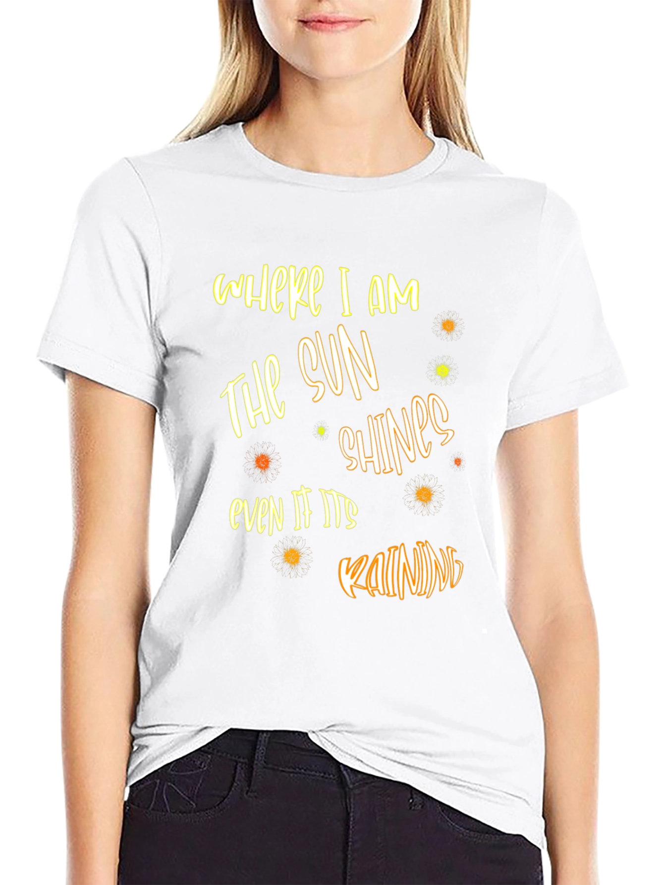 The Sun Shines Graphic T-Shirt - Black