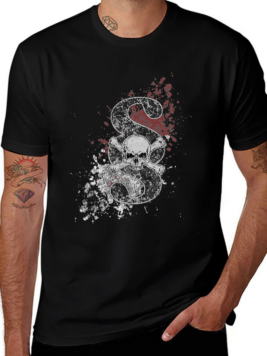 Skull & Bones Graphic Black T-Shirt