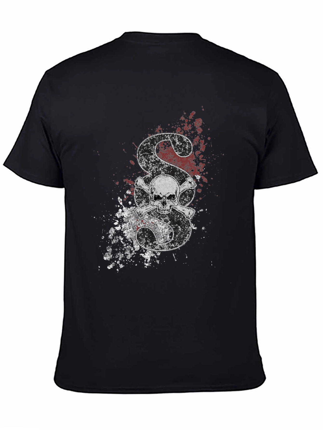 Skull & Bones Graphic Black T-Shirt