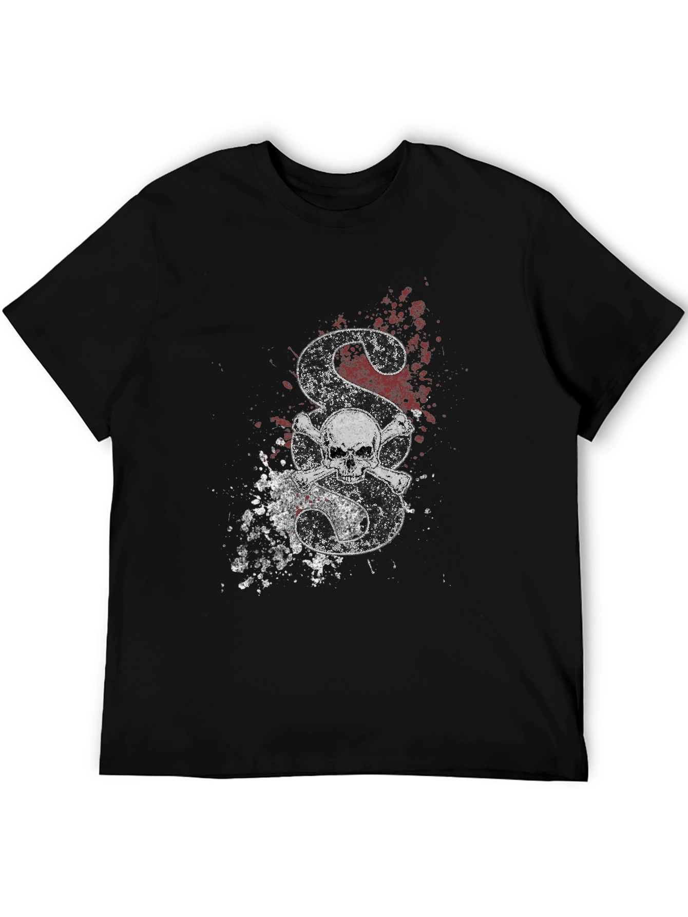Skull & Bones Graphic Black T-Shirt