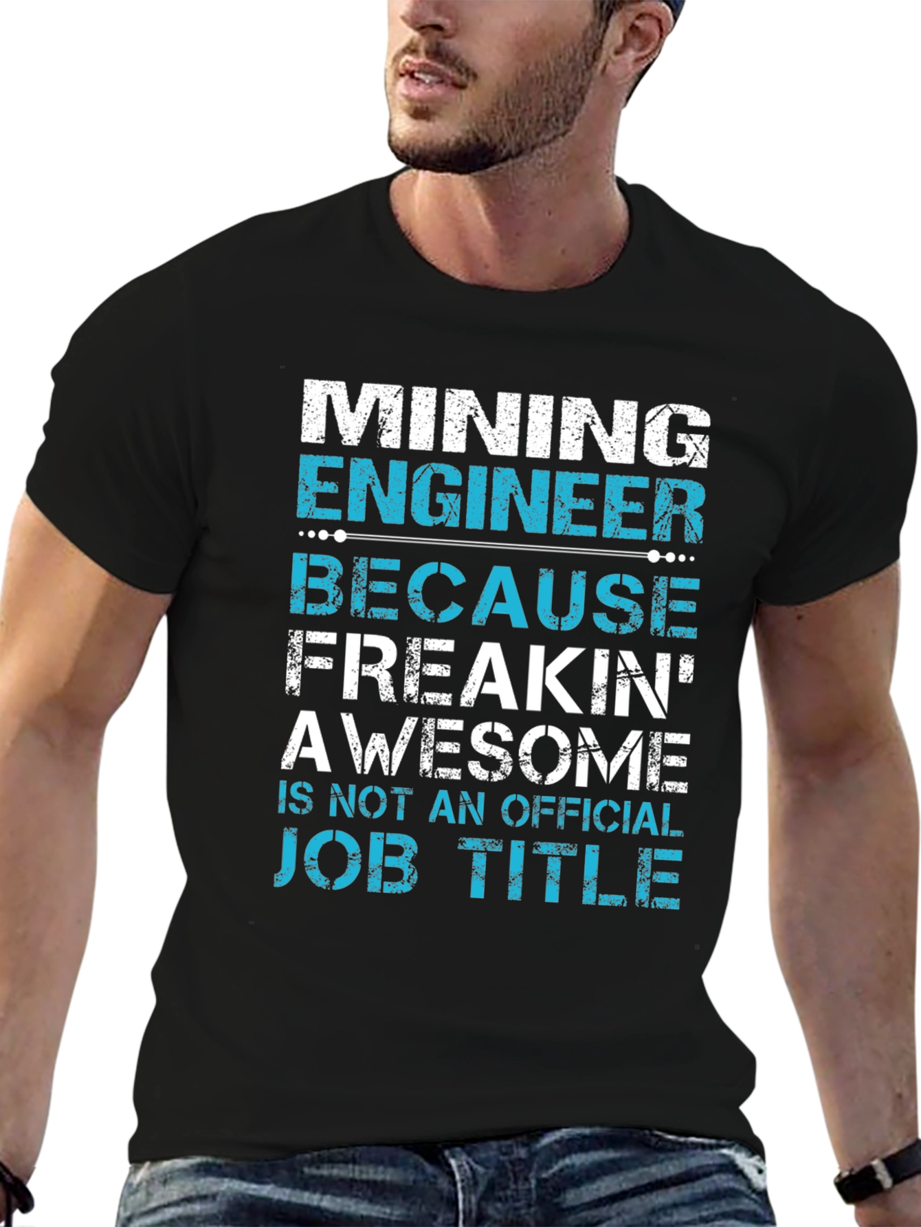 Mining Engineer Awesome Job Title Graphic T-Shirt