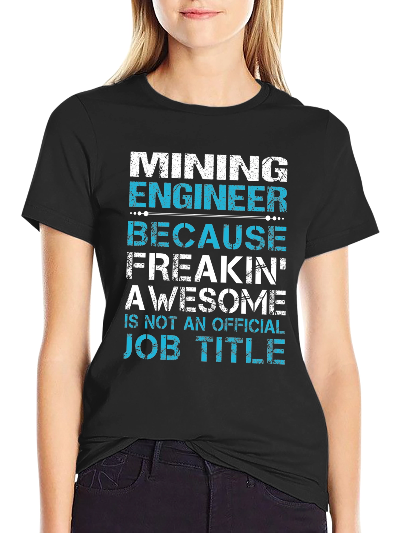 Mining Engineer Awesome Job Title Graphic T-Shirt