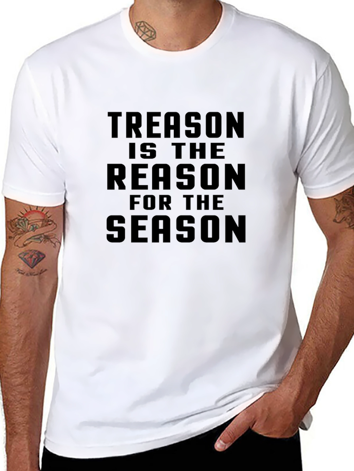 Treason Season Black Graphic T-Shirt