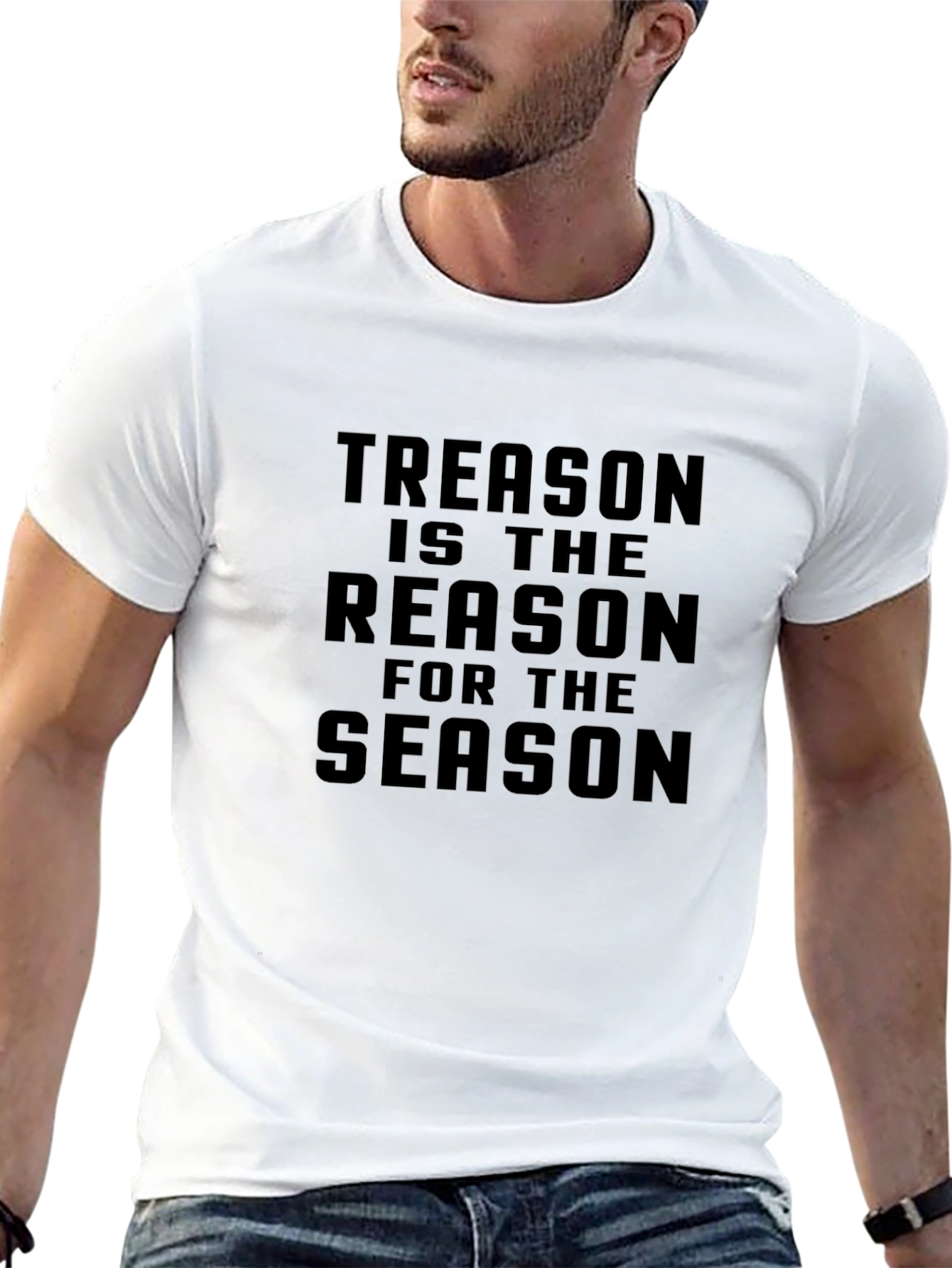 Treason Season Black Graphic T-Shirt