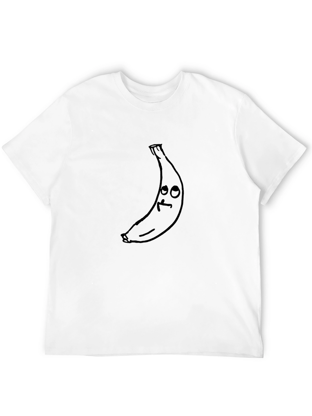 Funny Banana Graphic Black T-Shirt