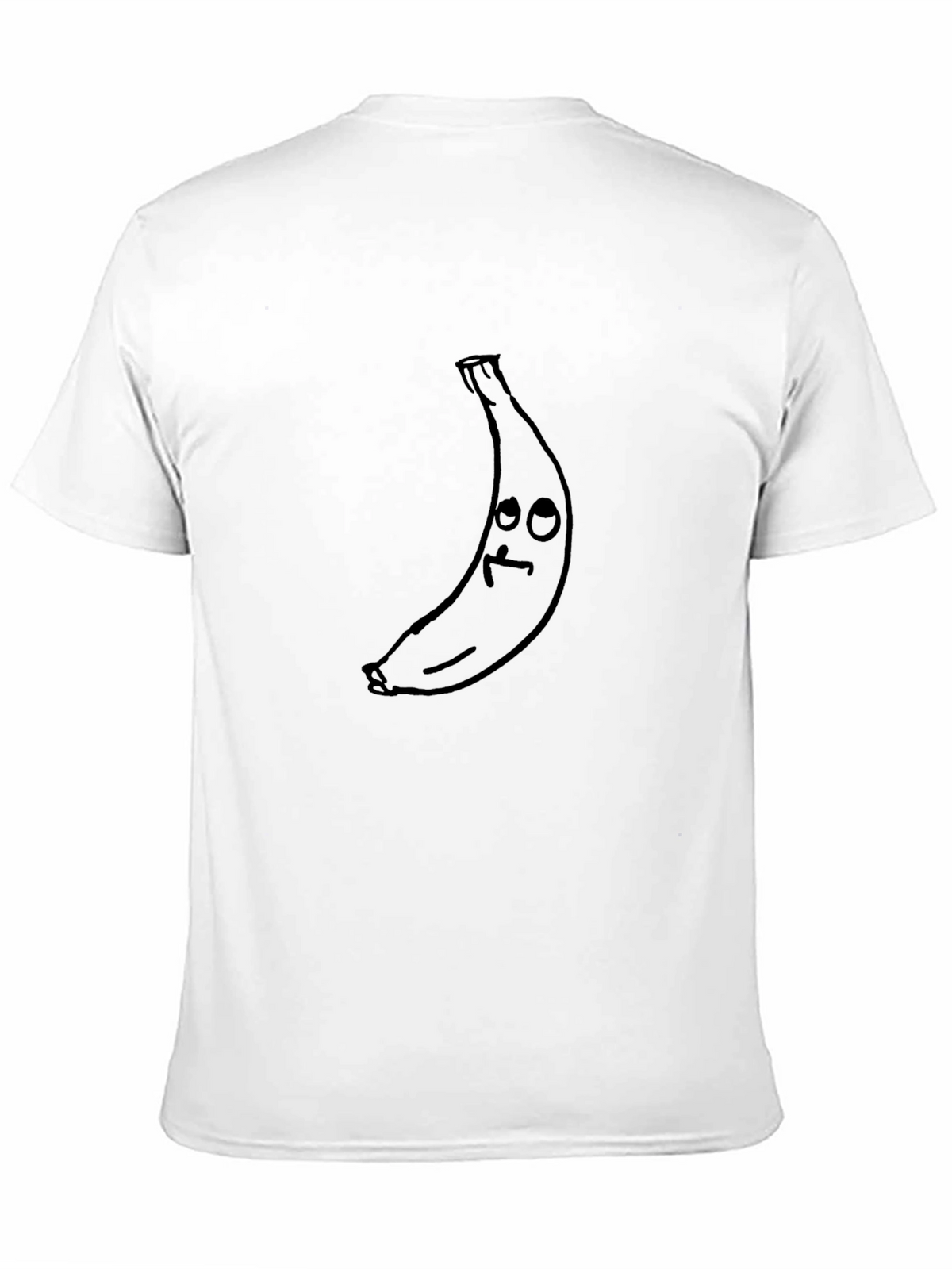 Funny Banana Graphic Black T-Shirt