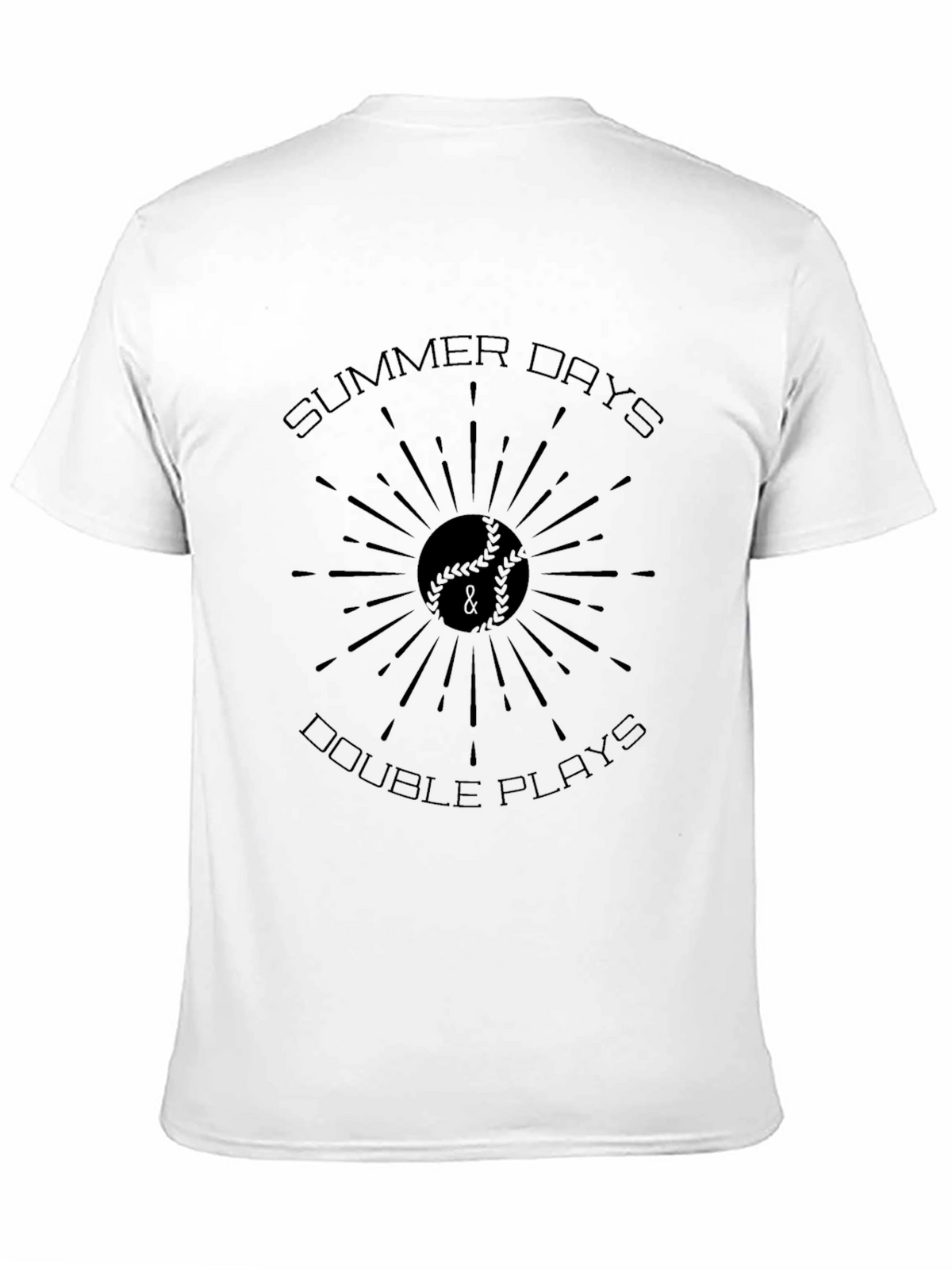 Summer Days & Double Plays Baseball T-Shirt