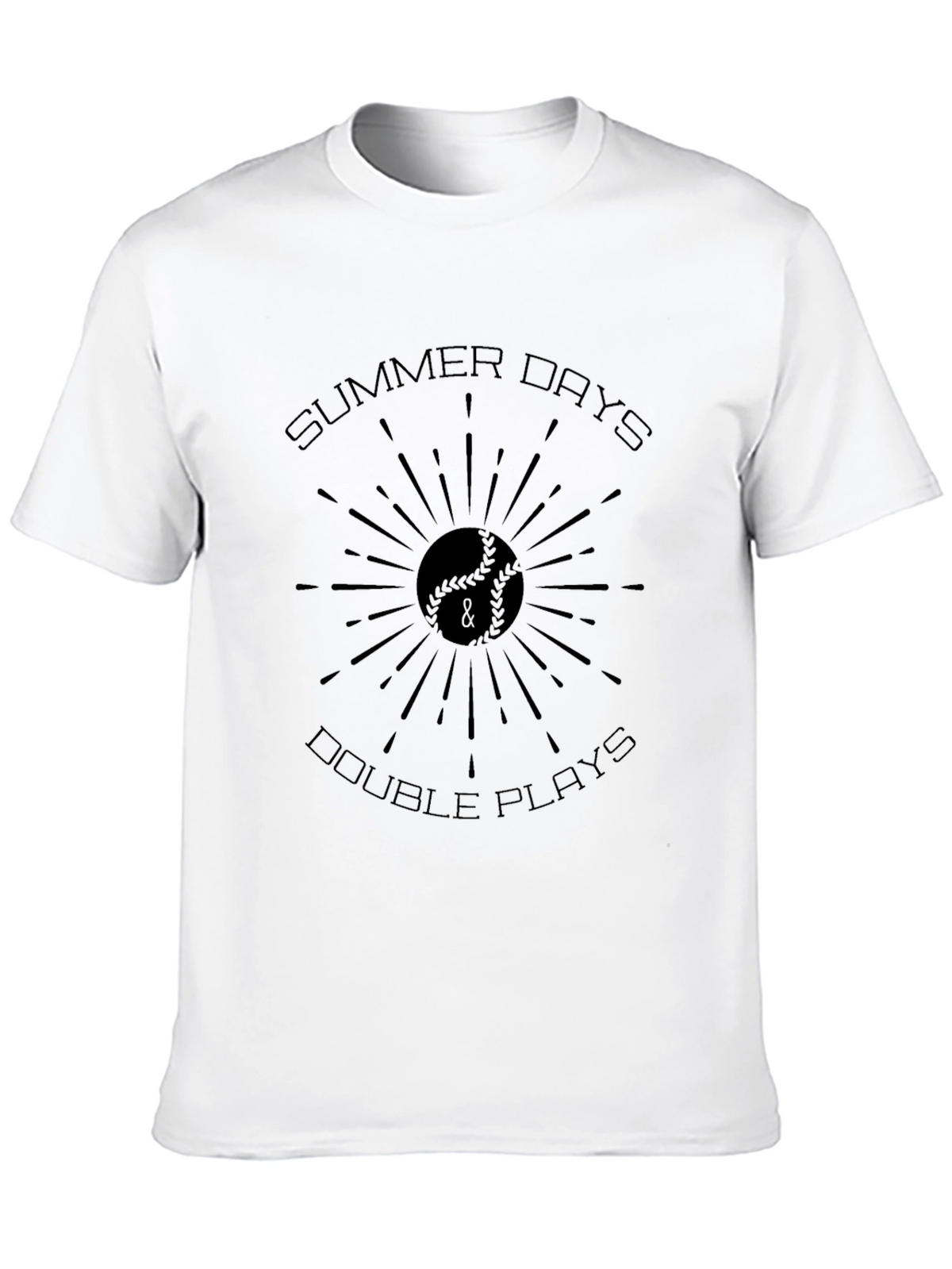 Summer Days & Double Plays Baseball T-Shirt