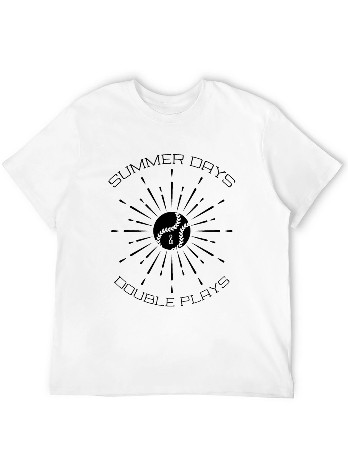 Summer Days & Double Plays Baseball T-Shirt