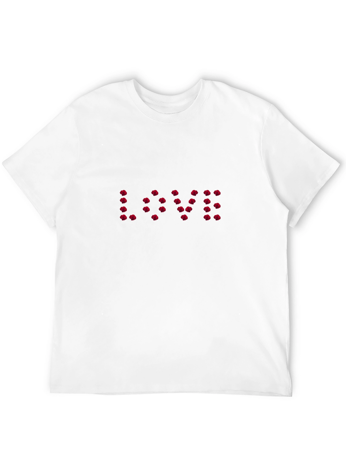 LOVE Roses Graphic Tee - Black