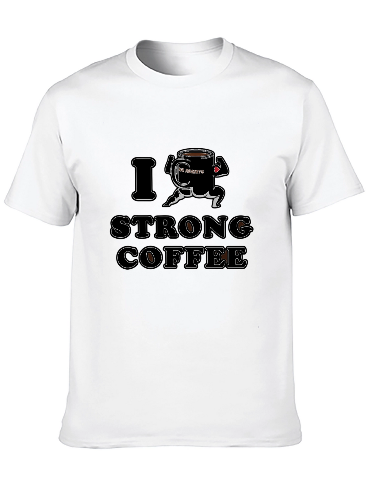 I Love Strong Coffee Graphic Tee