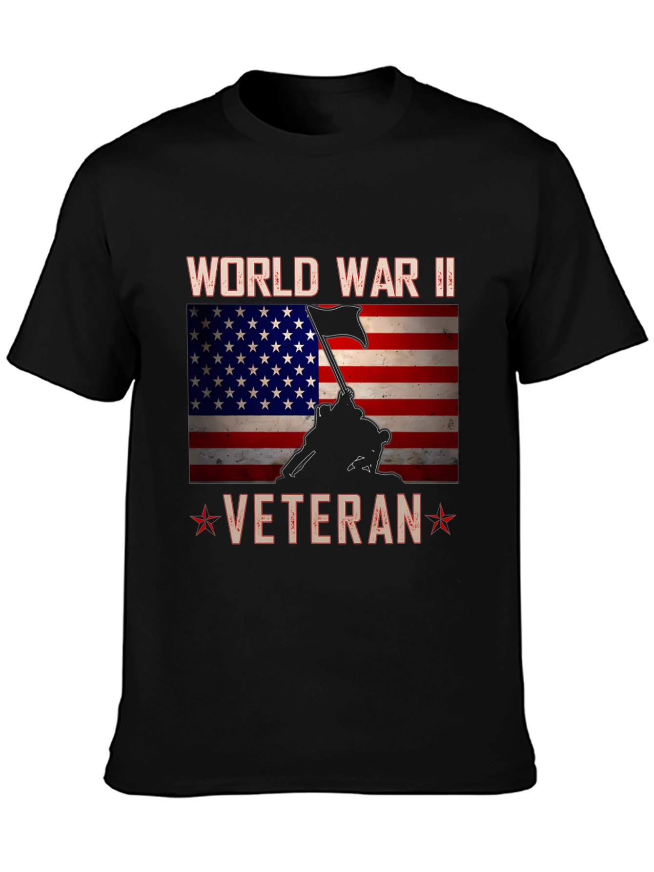 WWII Veteran T-Shirt - Patriotic Graphic Tee