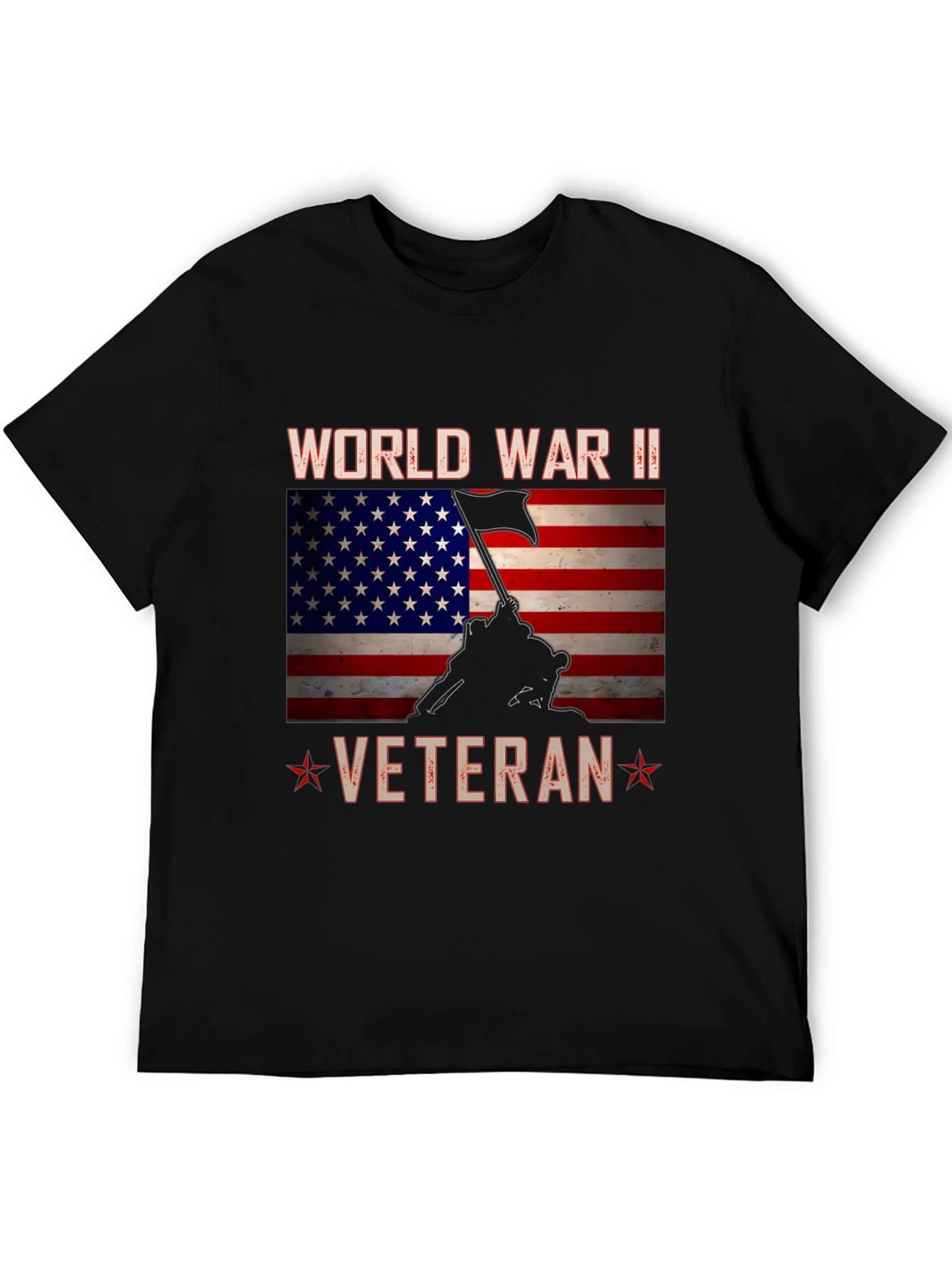 WWII Veteran T-Shirt - Patriotic Graphic Tee