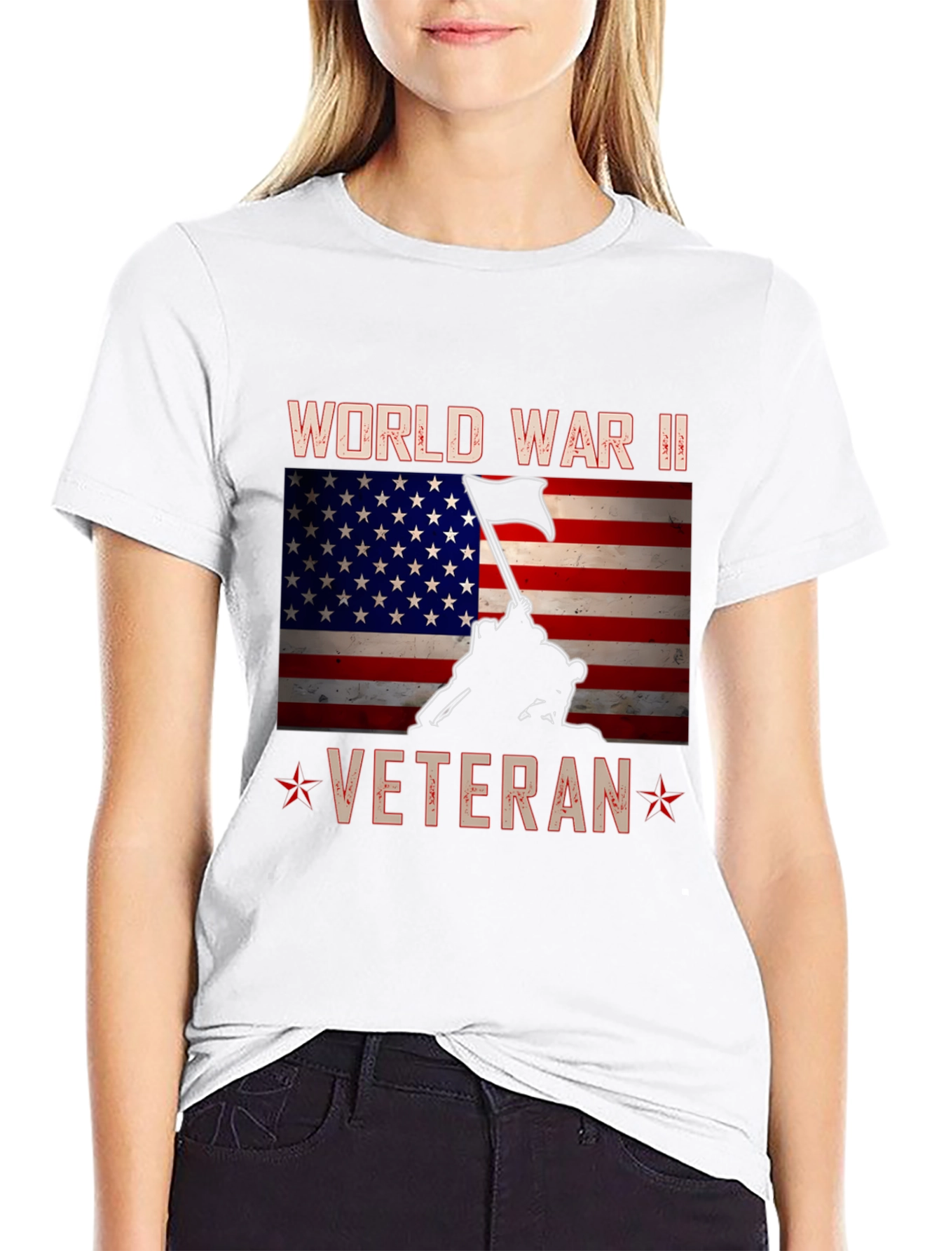WWII Veteran T-Shirt - Patriotic Graphic Tee