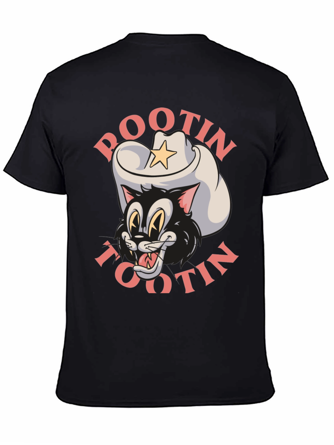 Pootin Tootin Cowboy Cat T-Shirt