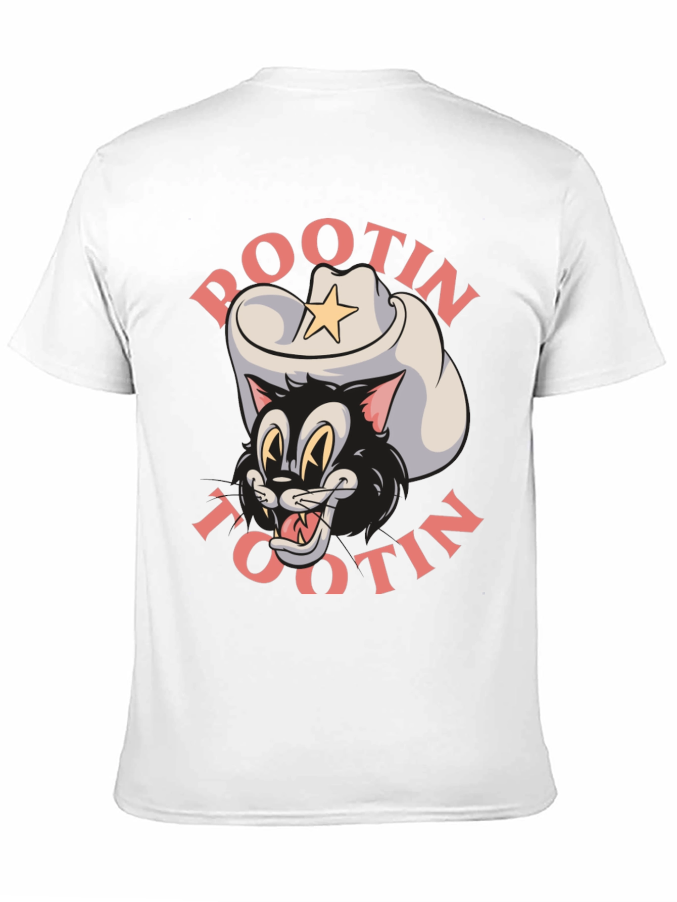 Pootin Tootin Cowboy Cat T-Shirt