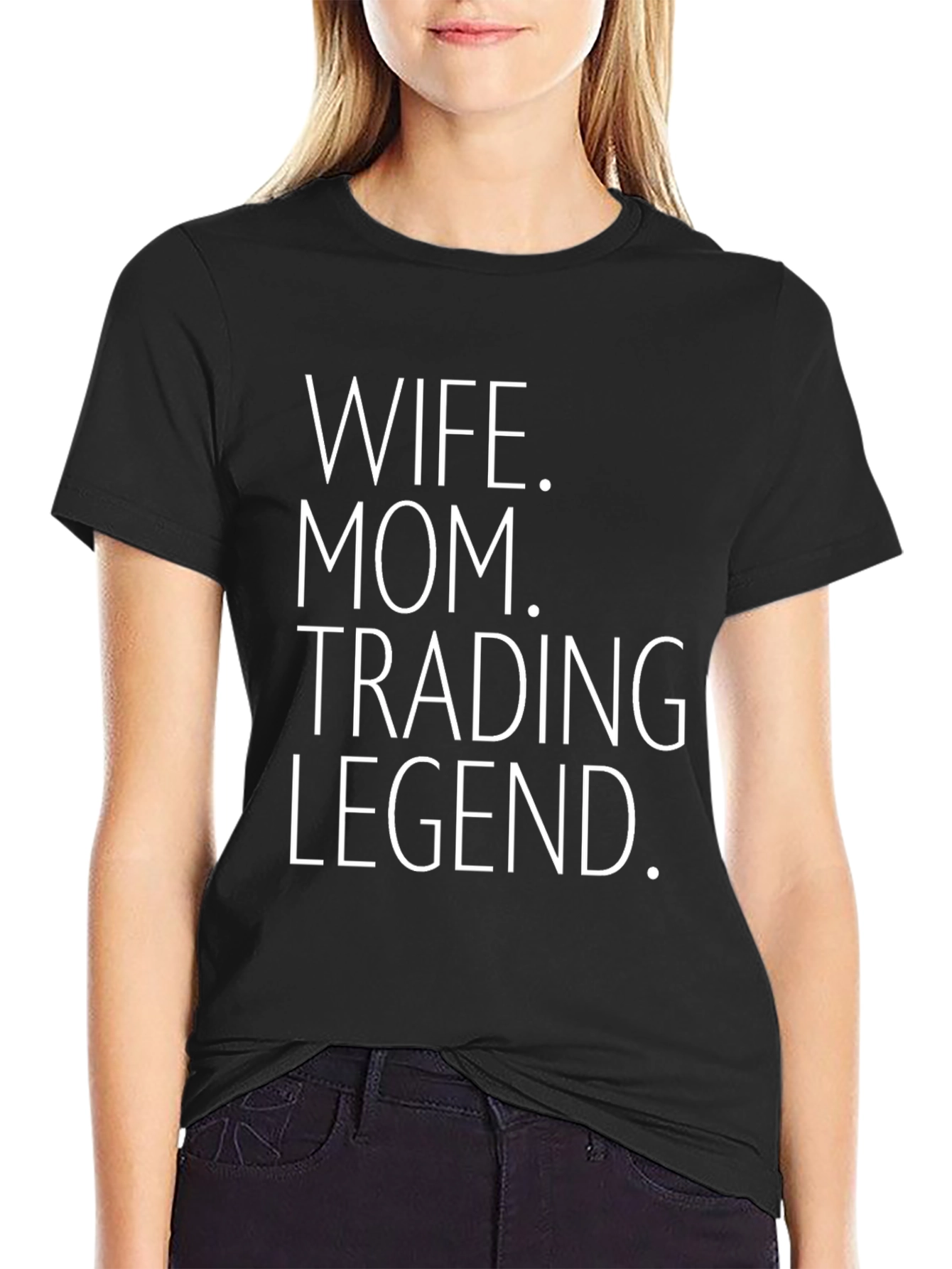 Wife Mom Trading Legend Graphic Tee