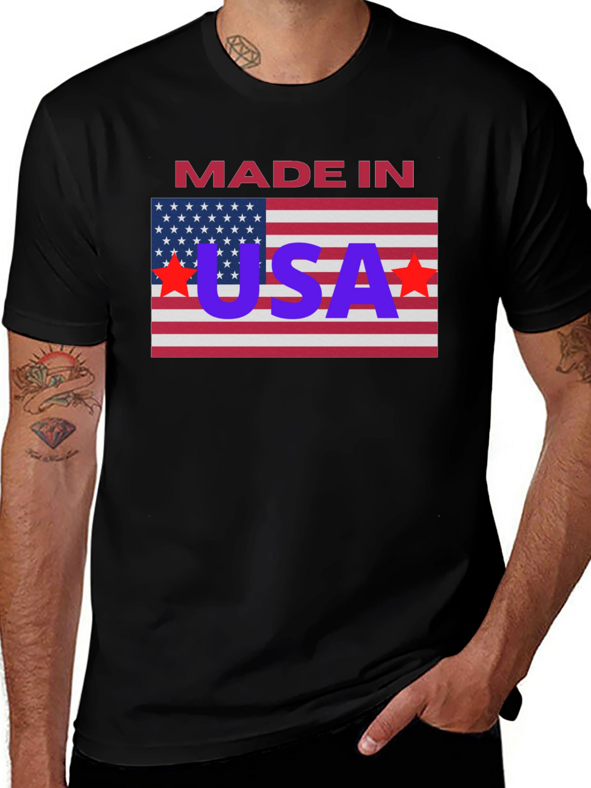 Made in USA Patriotic T-Shirt