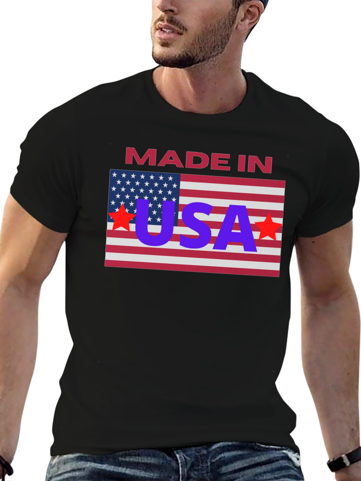Made in USA Patriotic T-Shirt