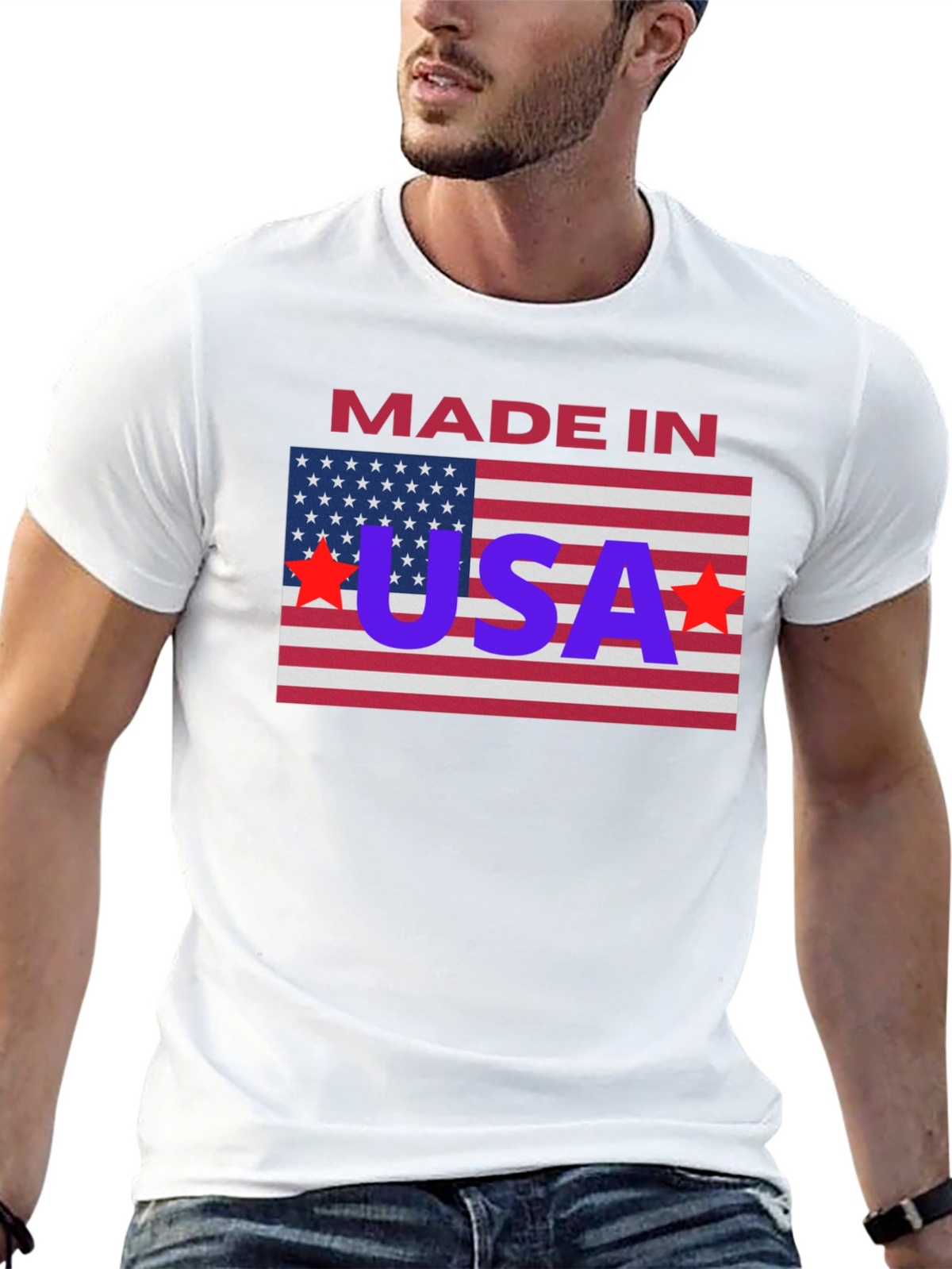 Made in USA Patriotic T-Shirt