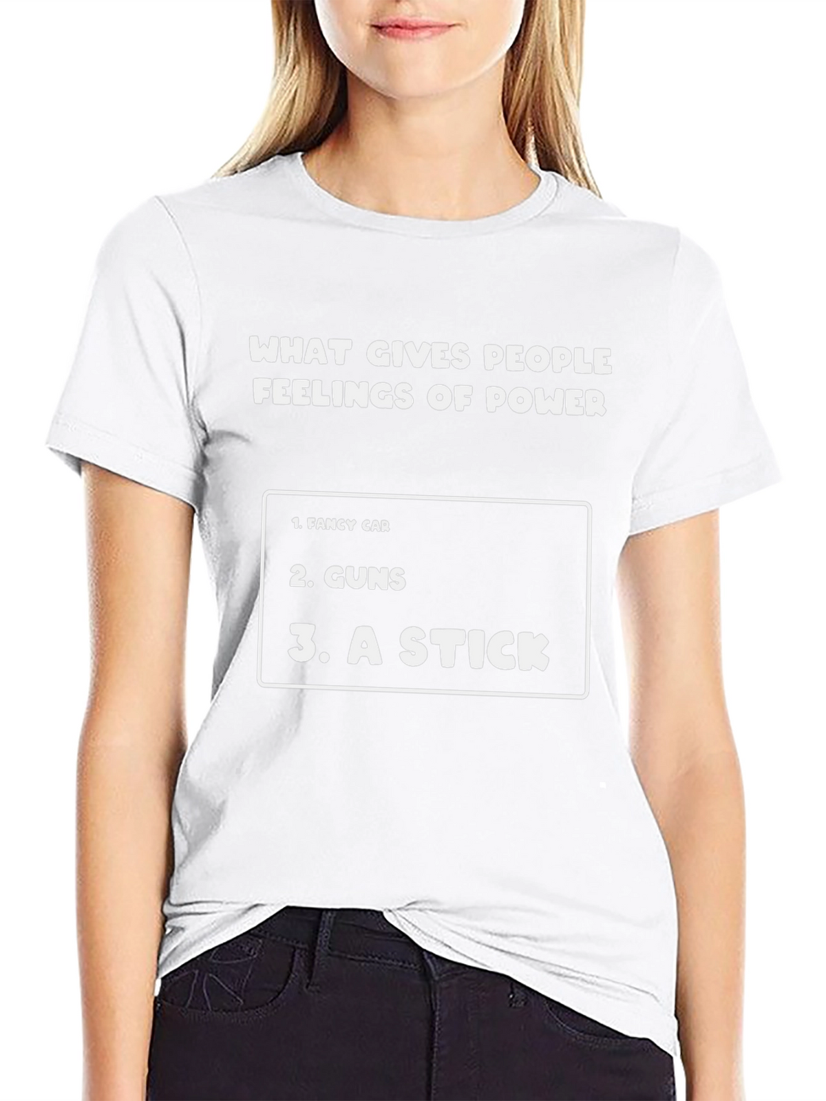 Funny Feelings of Power Graphic T-Shirt