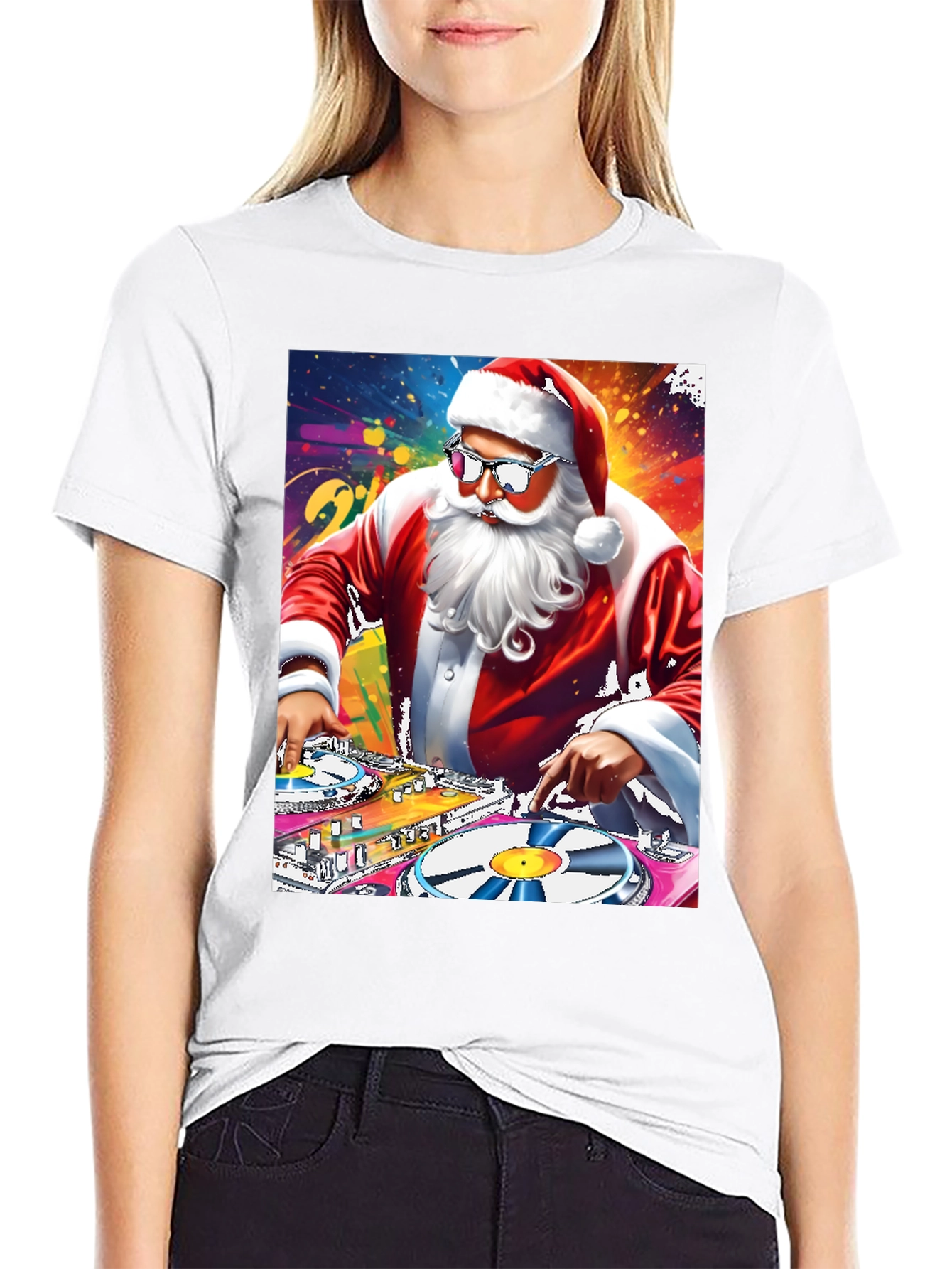 DJ Santa Graphic T-Shirt