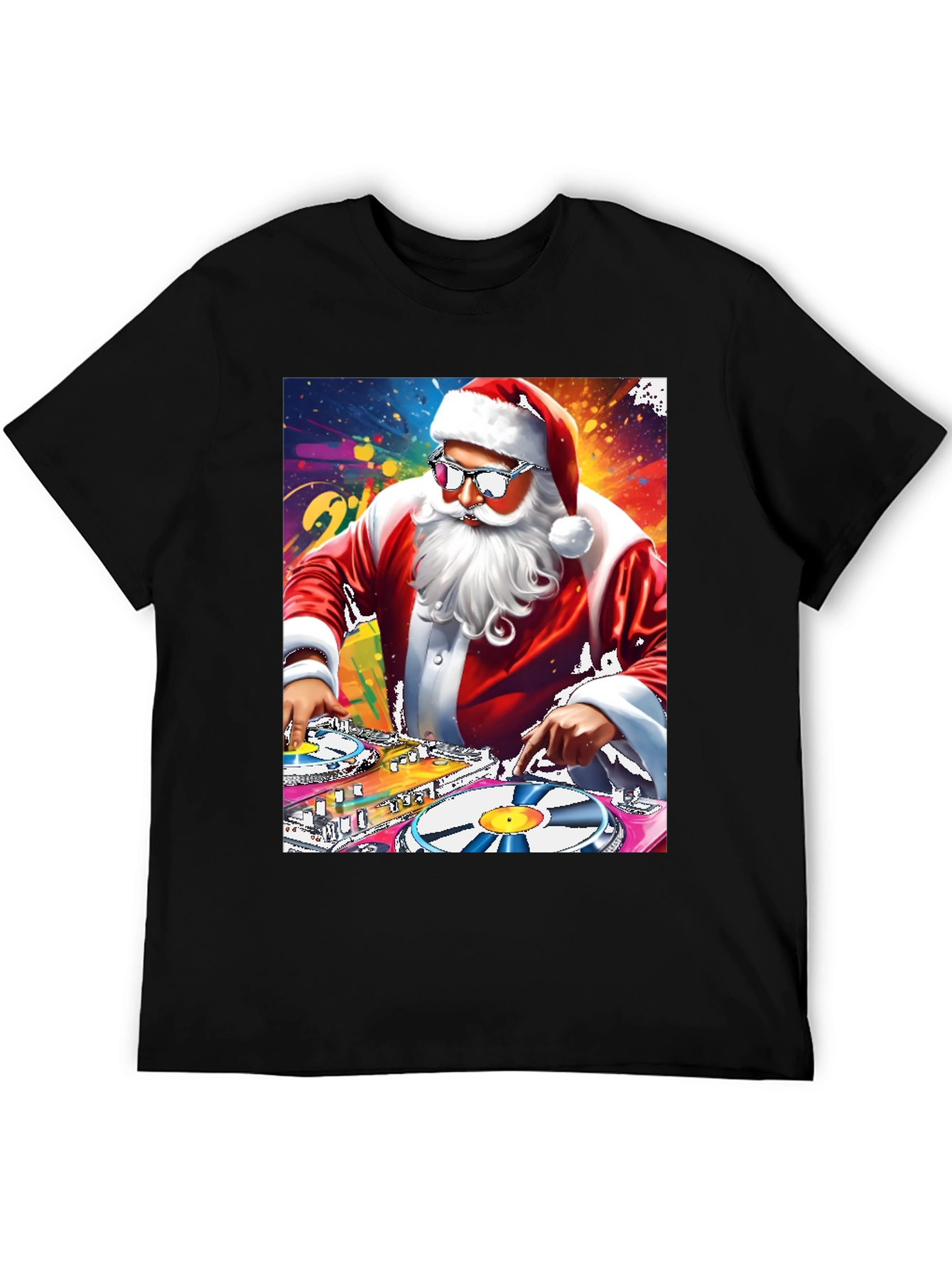 DJ Santa Graphic T-Shirt