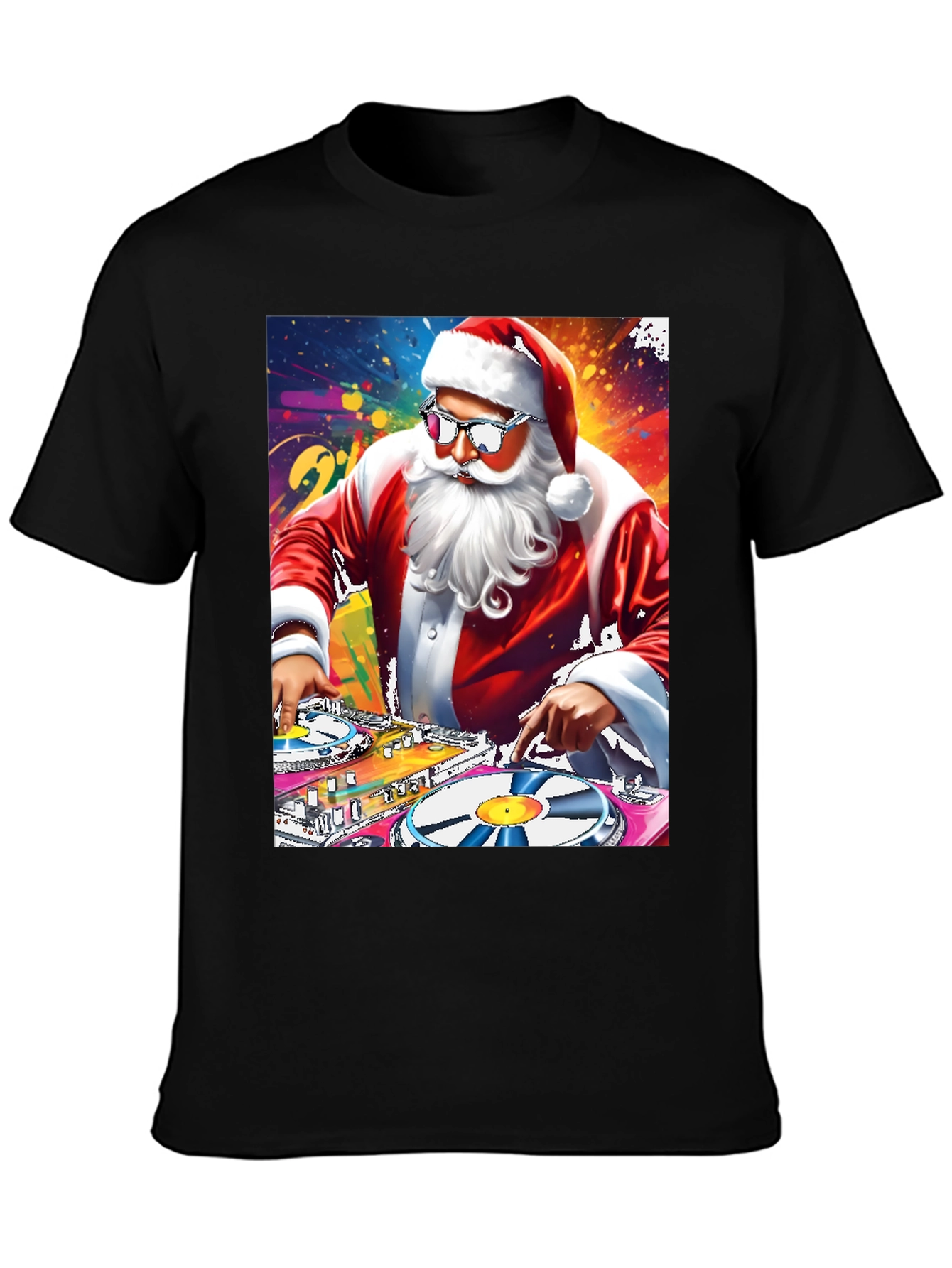 DJ Santa Graphic T-Shirt