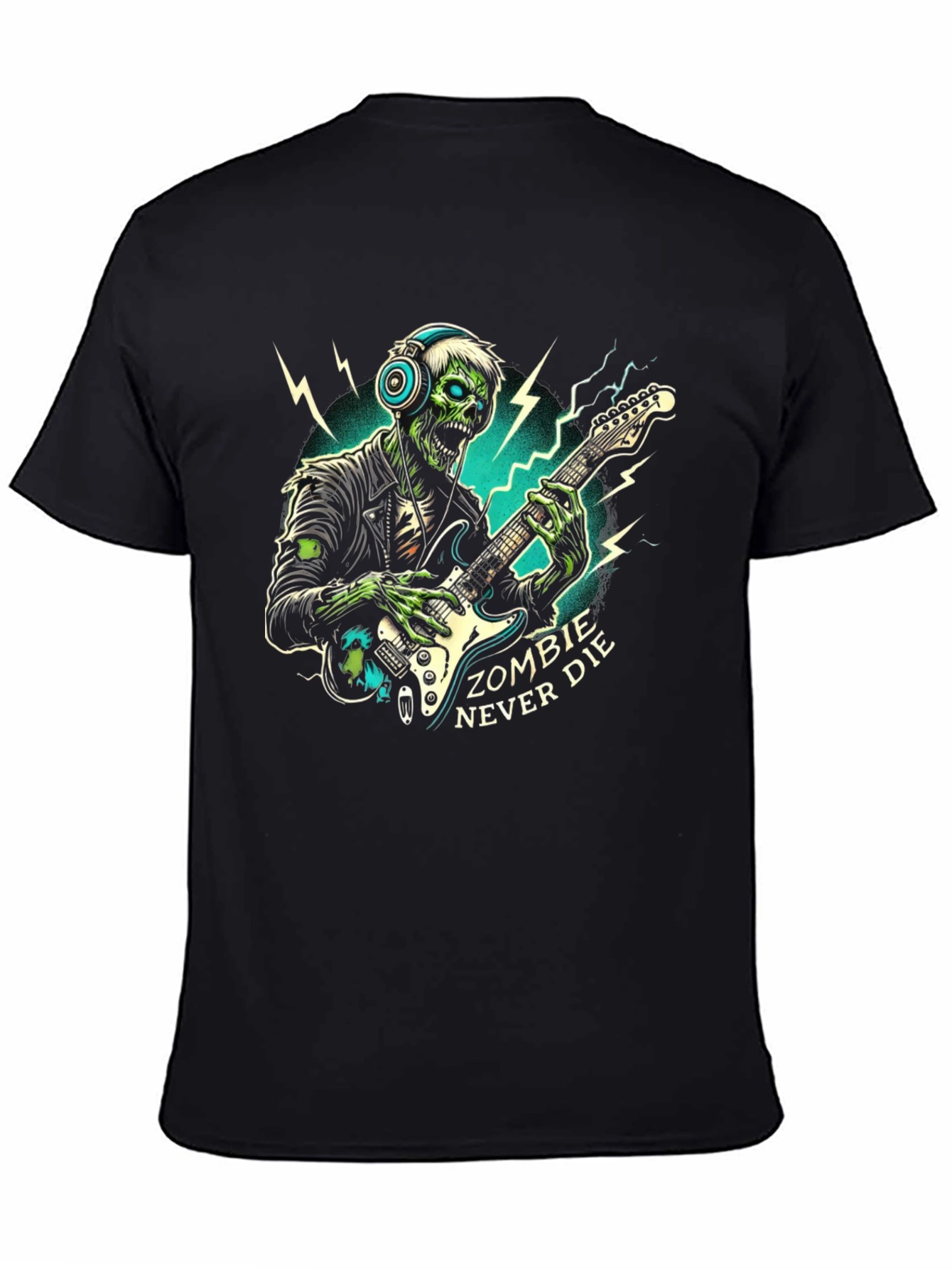 Zombie Rocker T-Shirt: Never Die