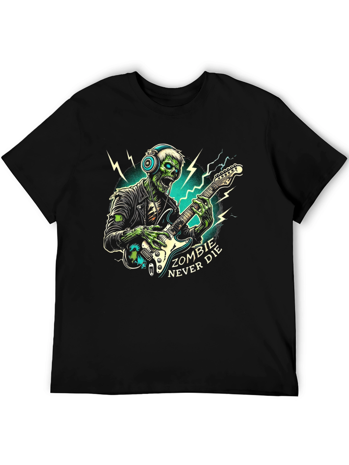 Zombie Rocker T-Shirt: Never Die