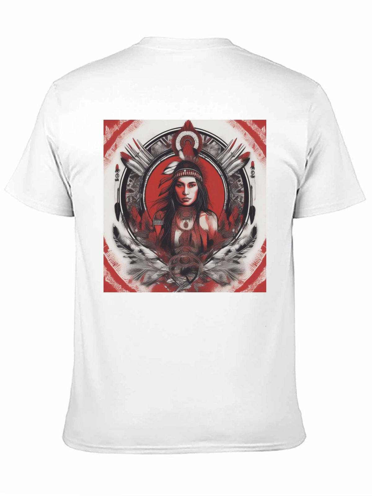 Native American Woman Graphic T-Shirt