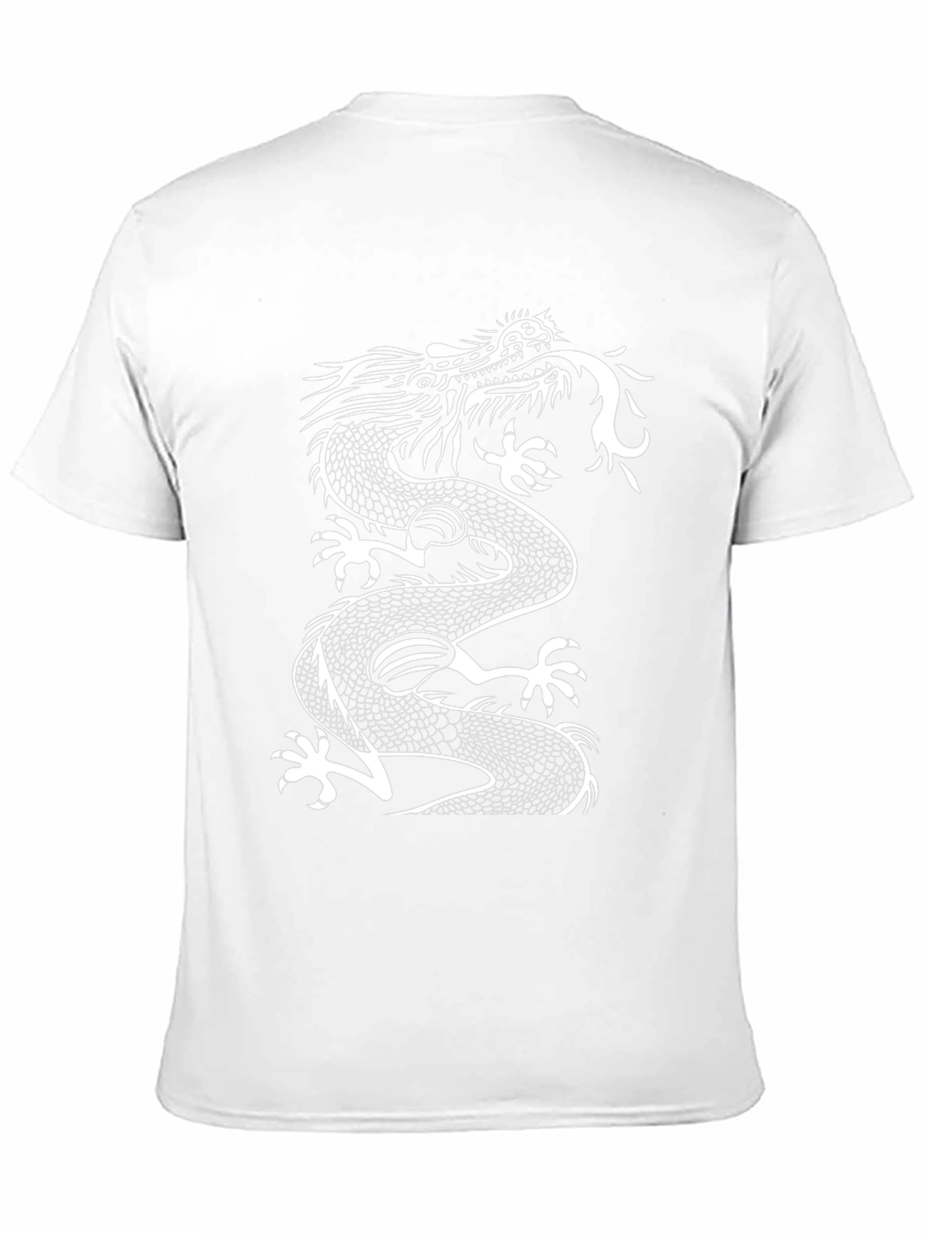 Dragon Graphic Tee - Mens Black Cotton T-Shirt
