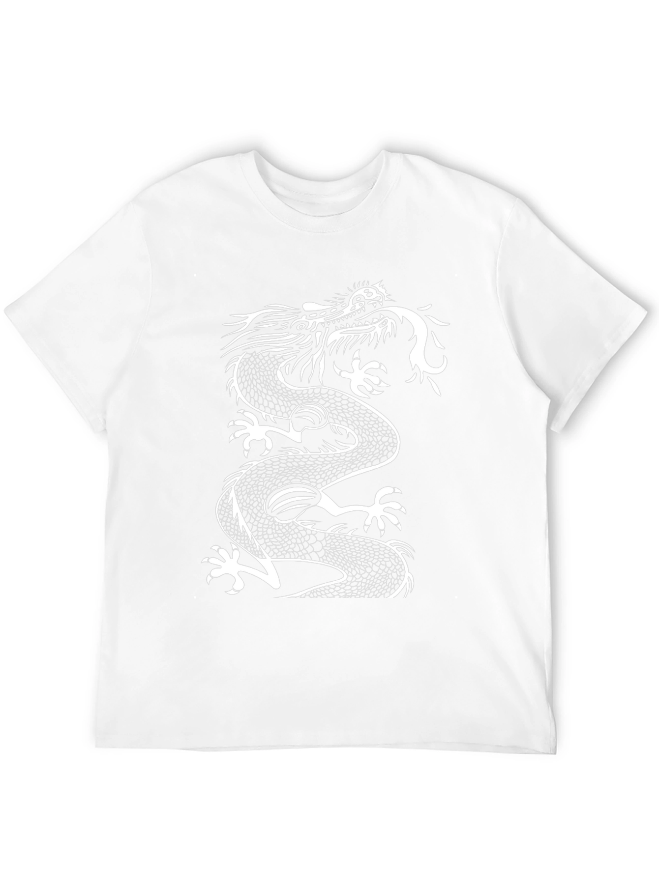 Dragon Graphic Tee - Mens Black Cotton T-Shirt