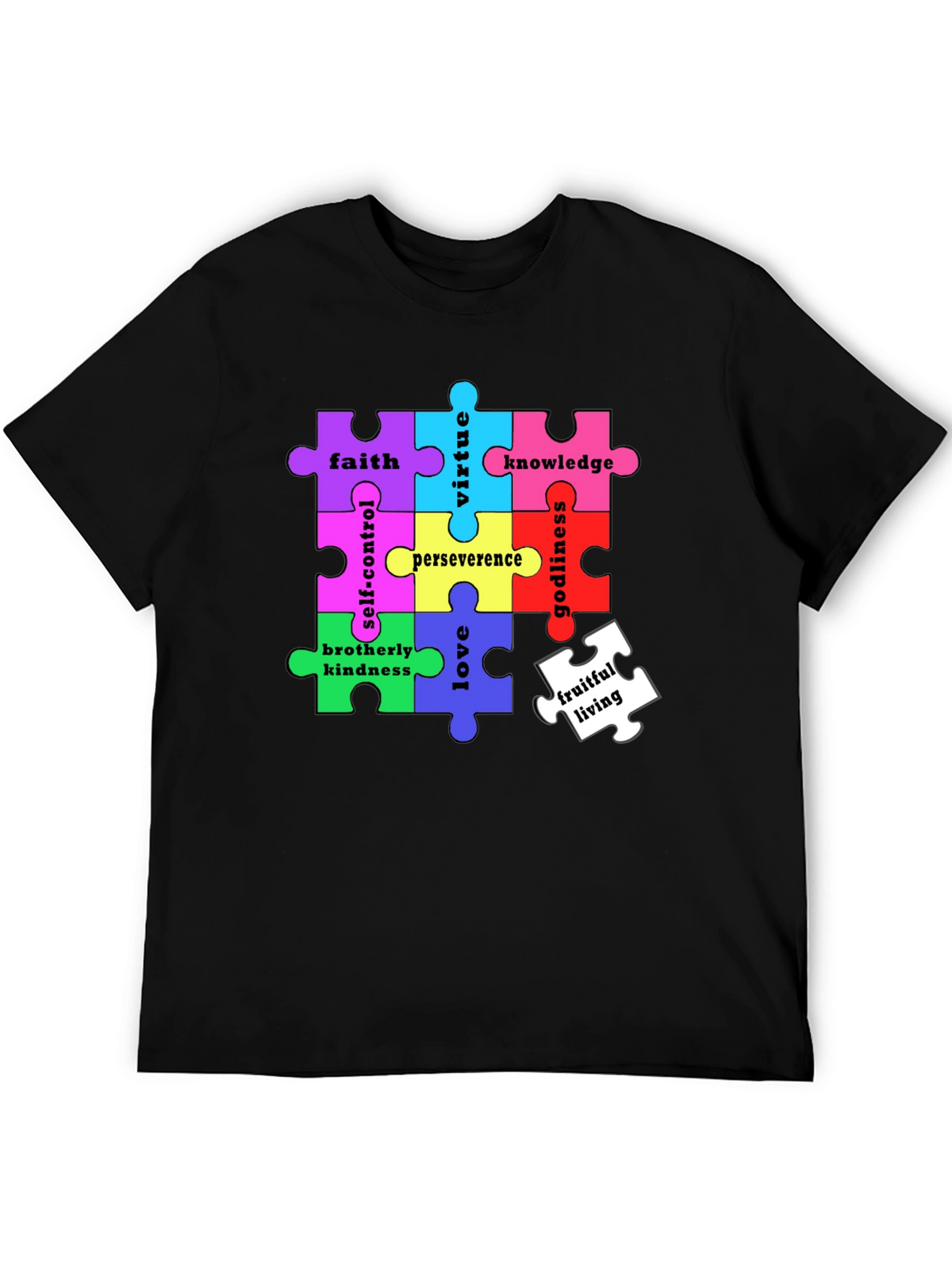 Virtues Puzzle Piece T-Shirt