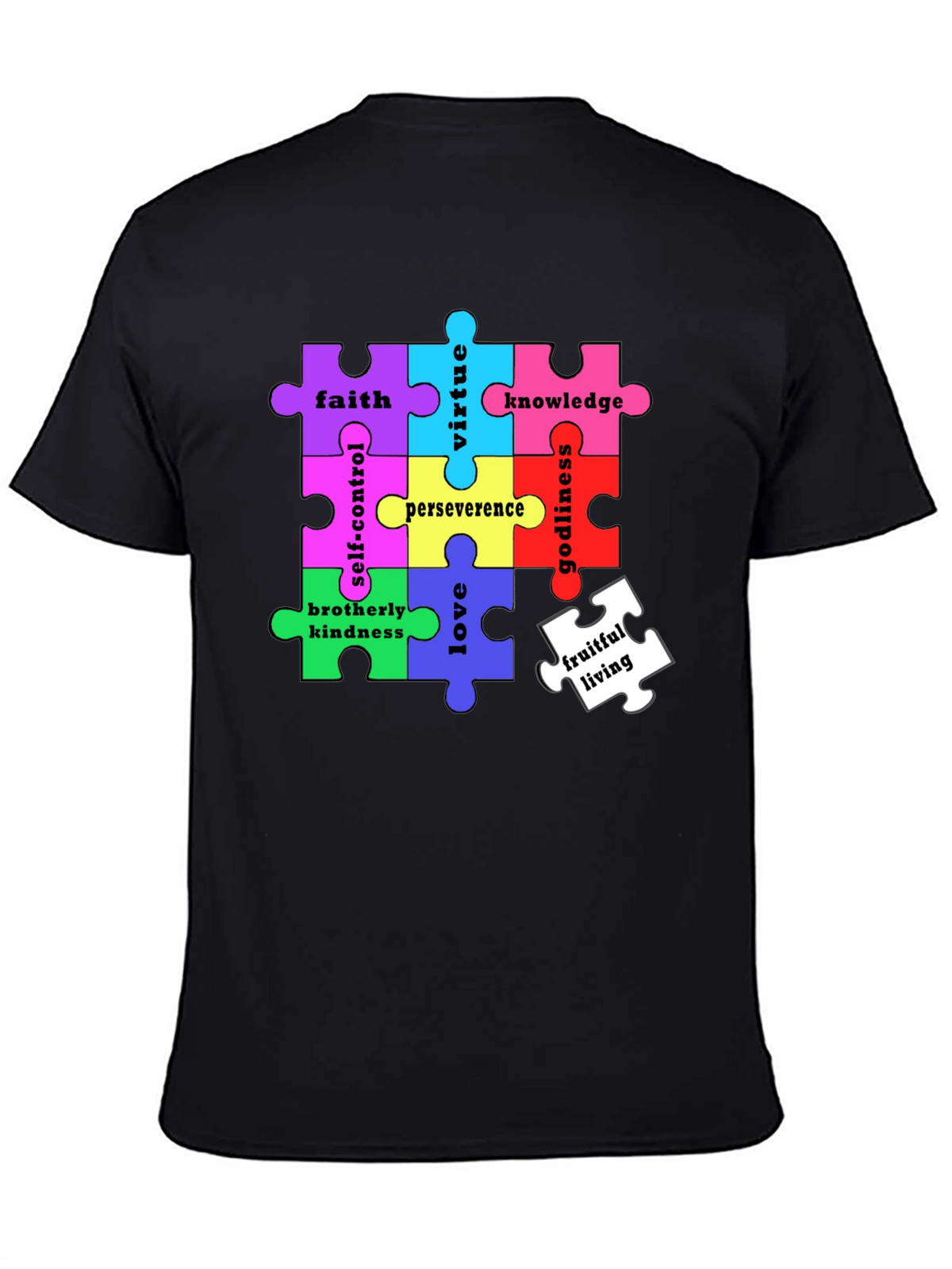Virtues Puzzle Piece T-Shirt