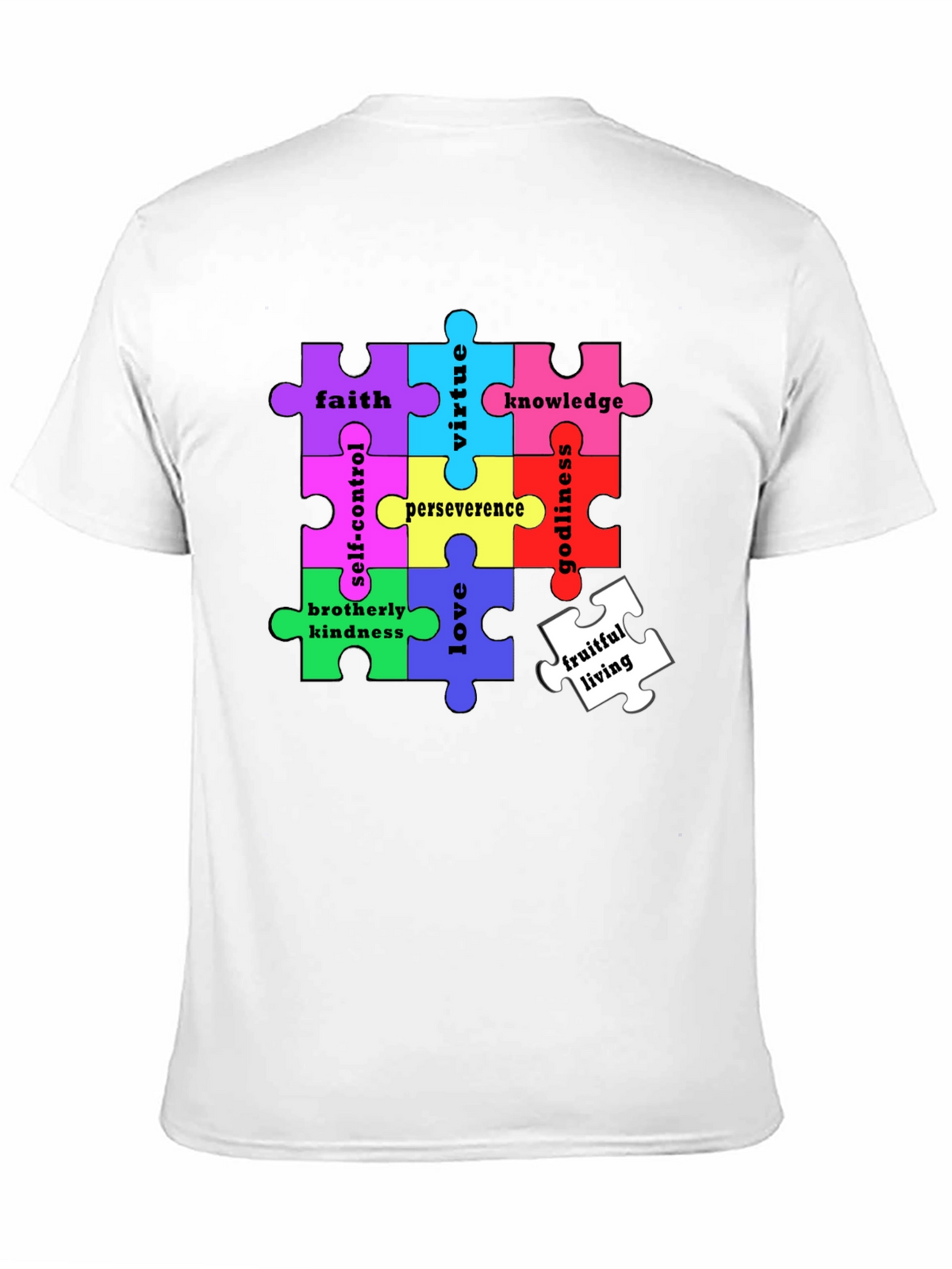 Virtues Puzzle Piece T-Shirt