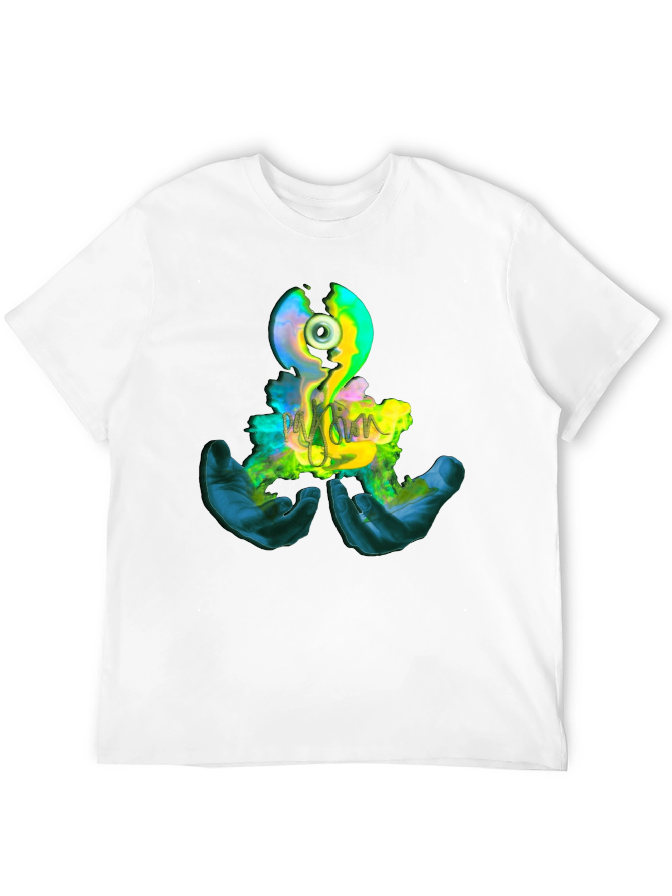 Eye Graphic Print Black T-Shirt