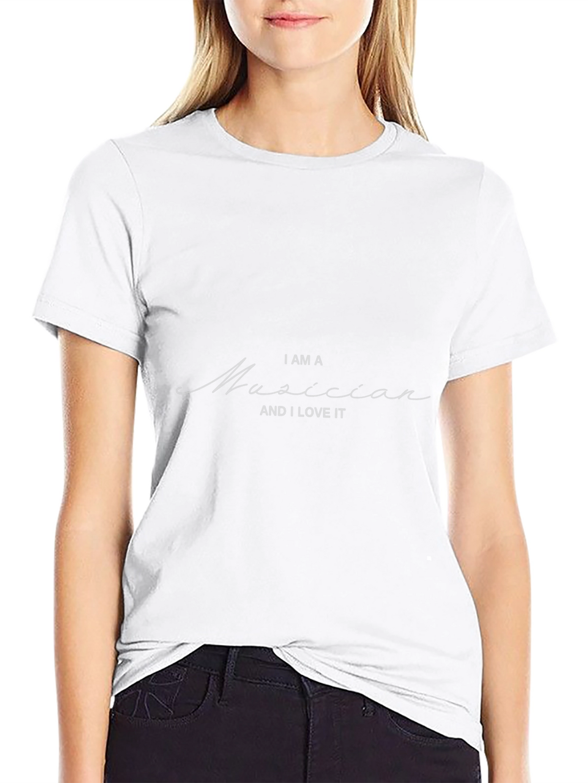 I Am a Musician Black T-Shirt